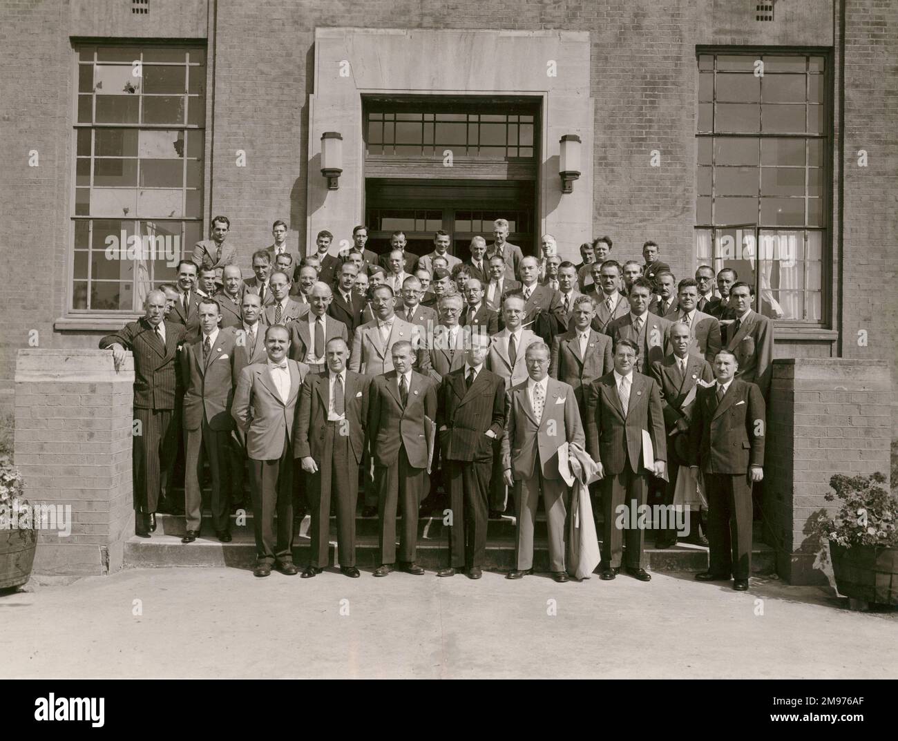 American delegates from the 1947 Anglo-American Conference visit the ...
