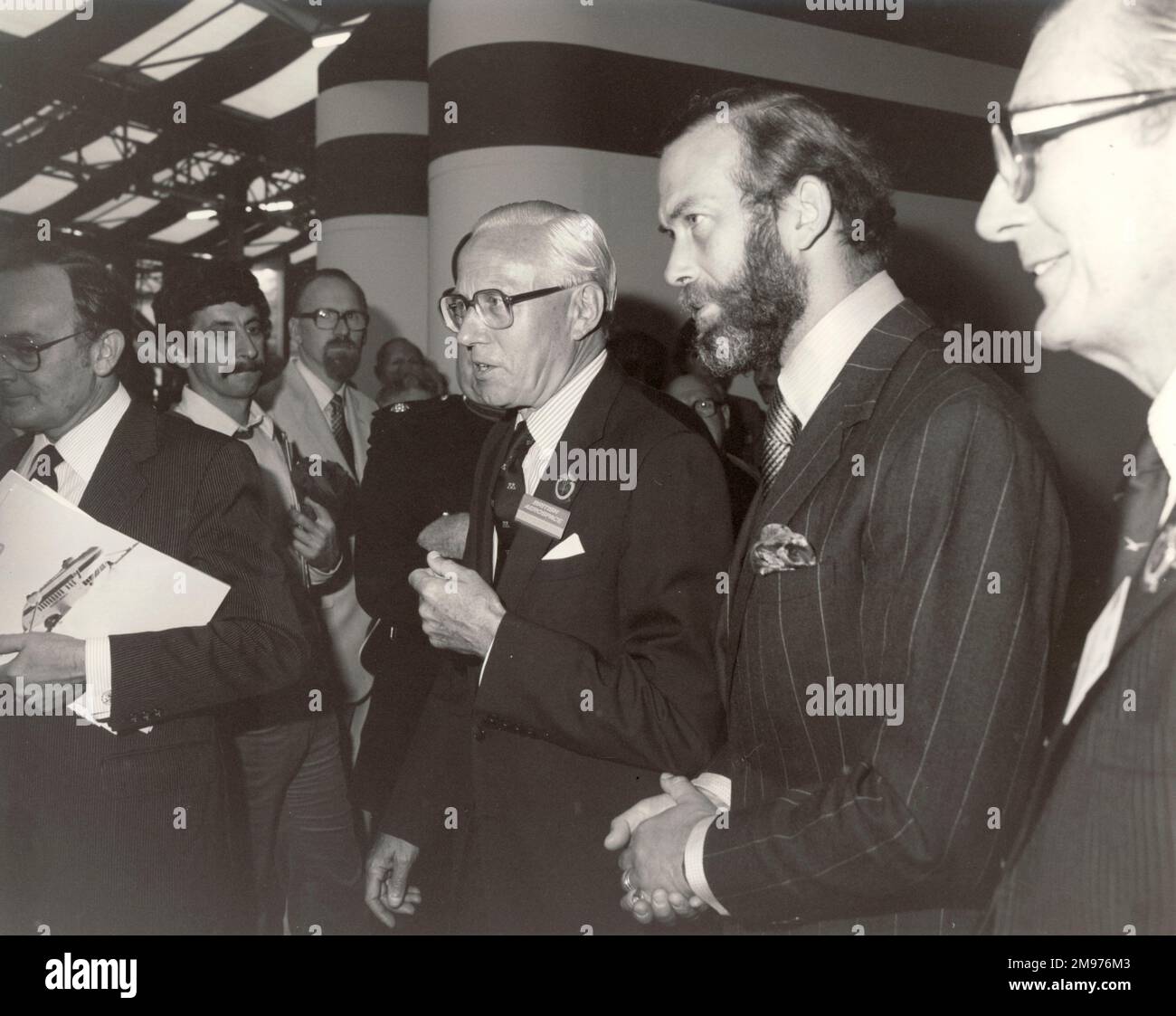 From left: Sir Freddie Page and HRH Prince Michael of Kent. Stock Photo