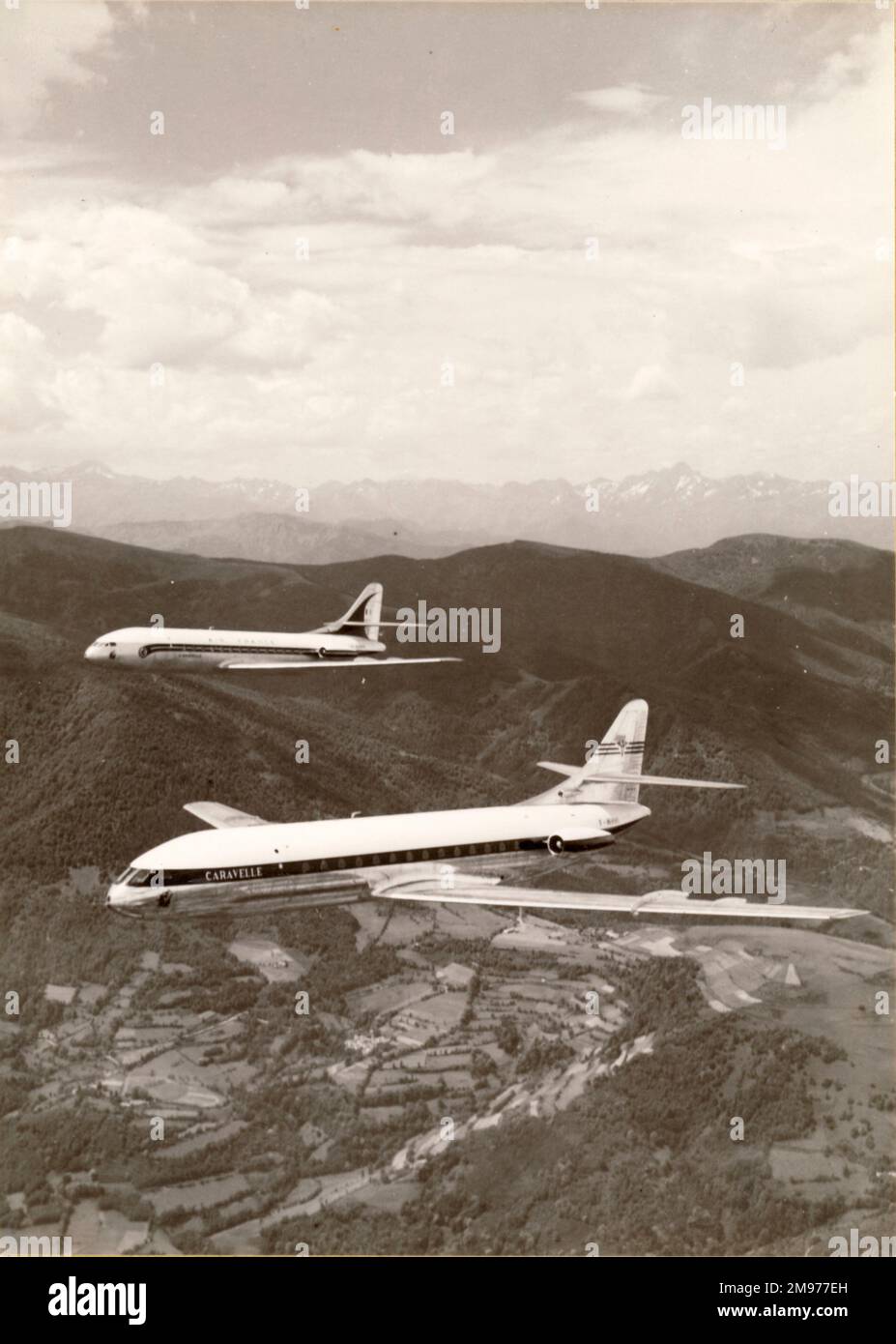 Sud Aviation Caravelle Stock Photo Alamy