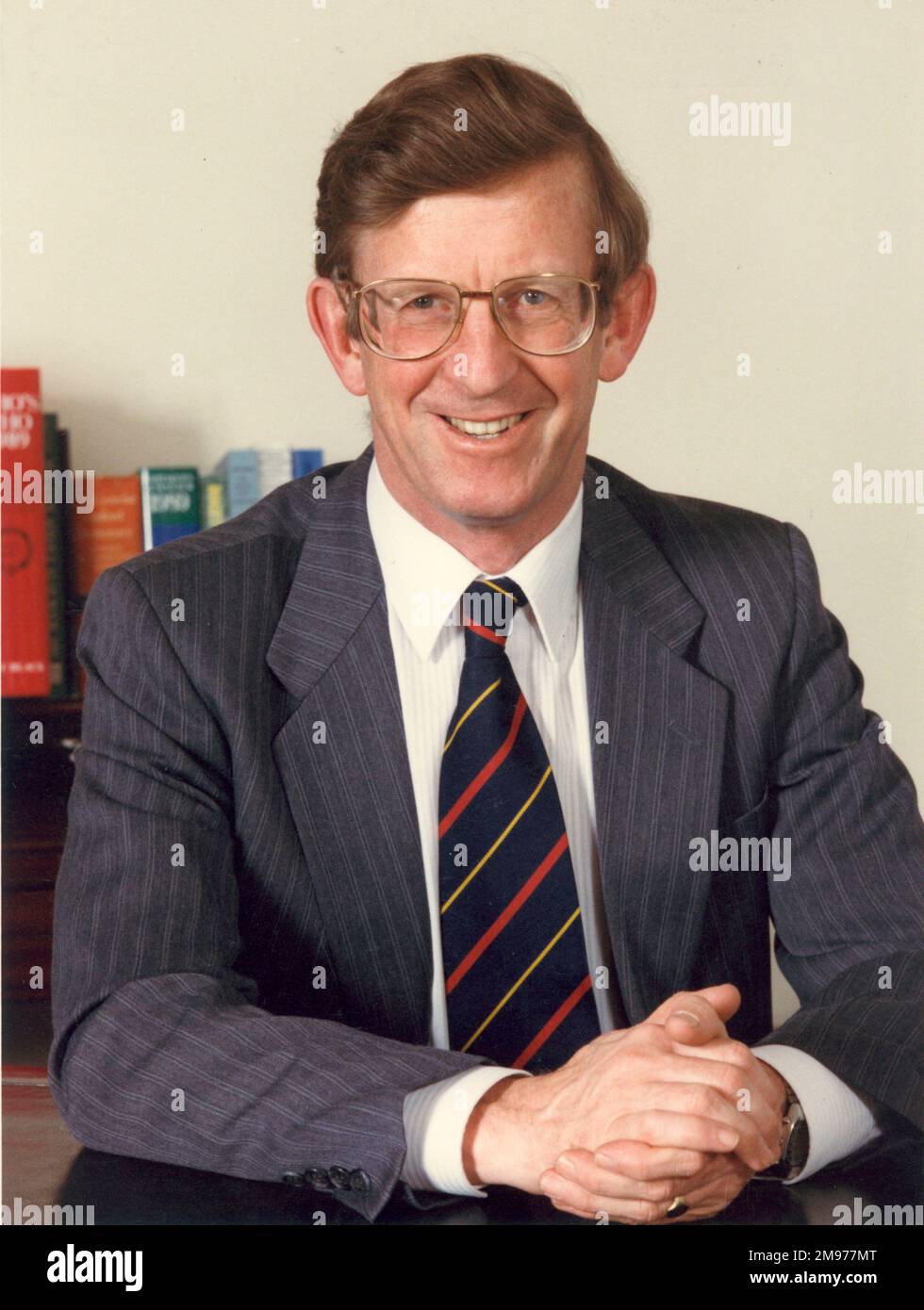 Sir Donald Maurice Spiers, CB, TD, FREng, HonFRAeS (1934- ), RAeS President 1995-1996. Stock Photo