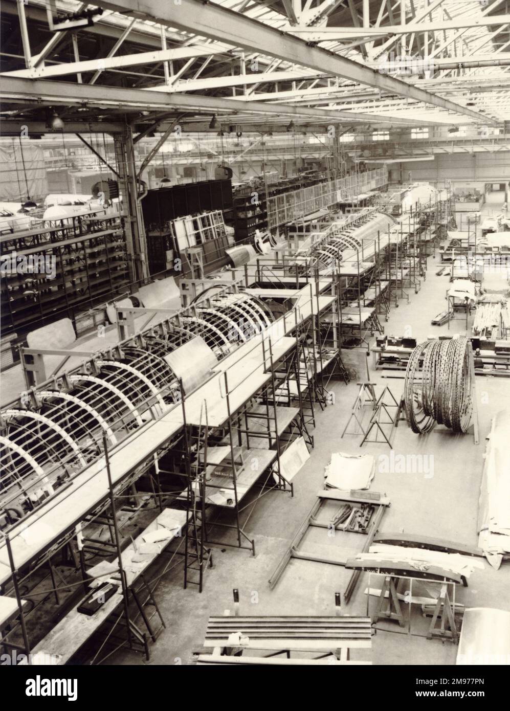 Avro 748s during constructiuon. Stock Photo