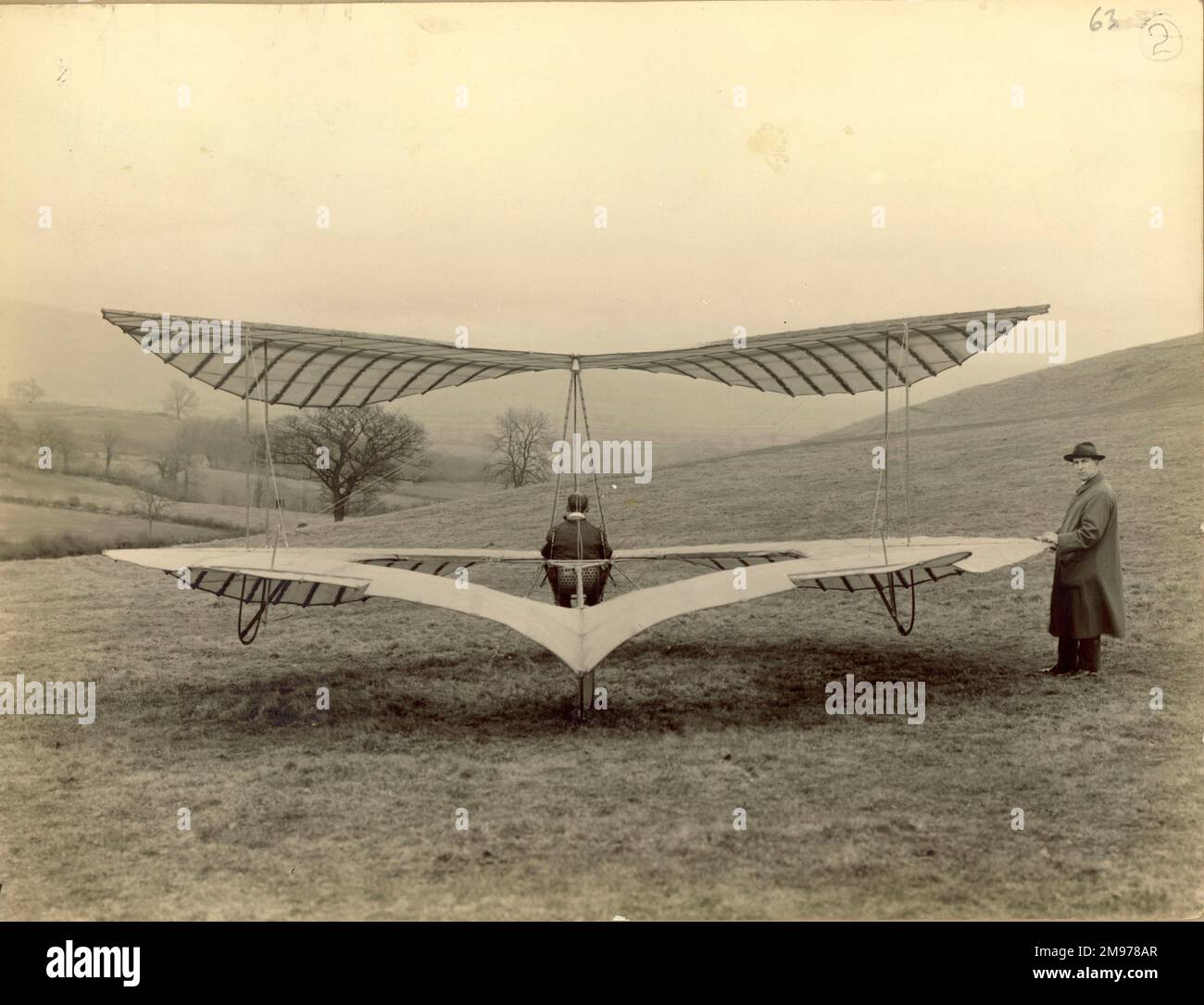 Lee and Richards ‘Kitchen’ type vortex lift glider. Kirkby Lonsdale