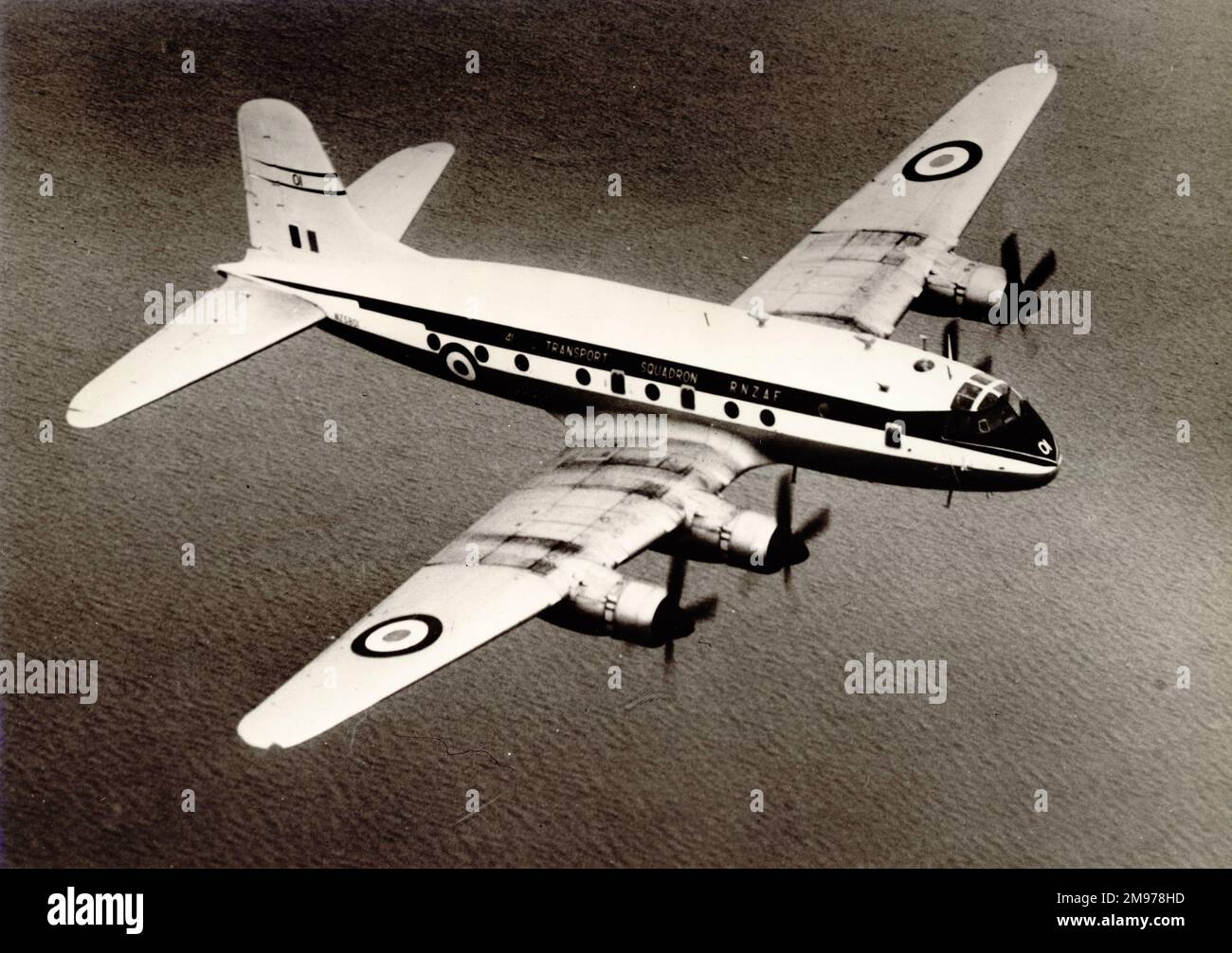 Handley Page HP95 Hastings C3, NZ5801, of the RNZAF. Stock Photo