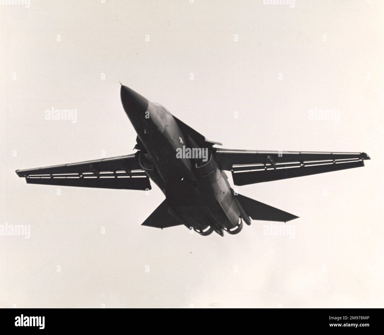 General Dynamics F-111 of the USAF. Stock Photo