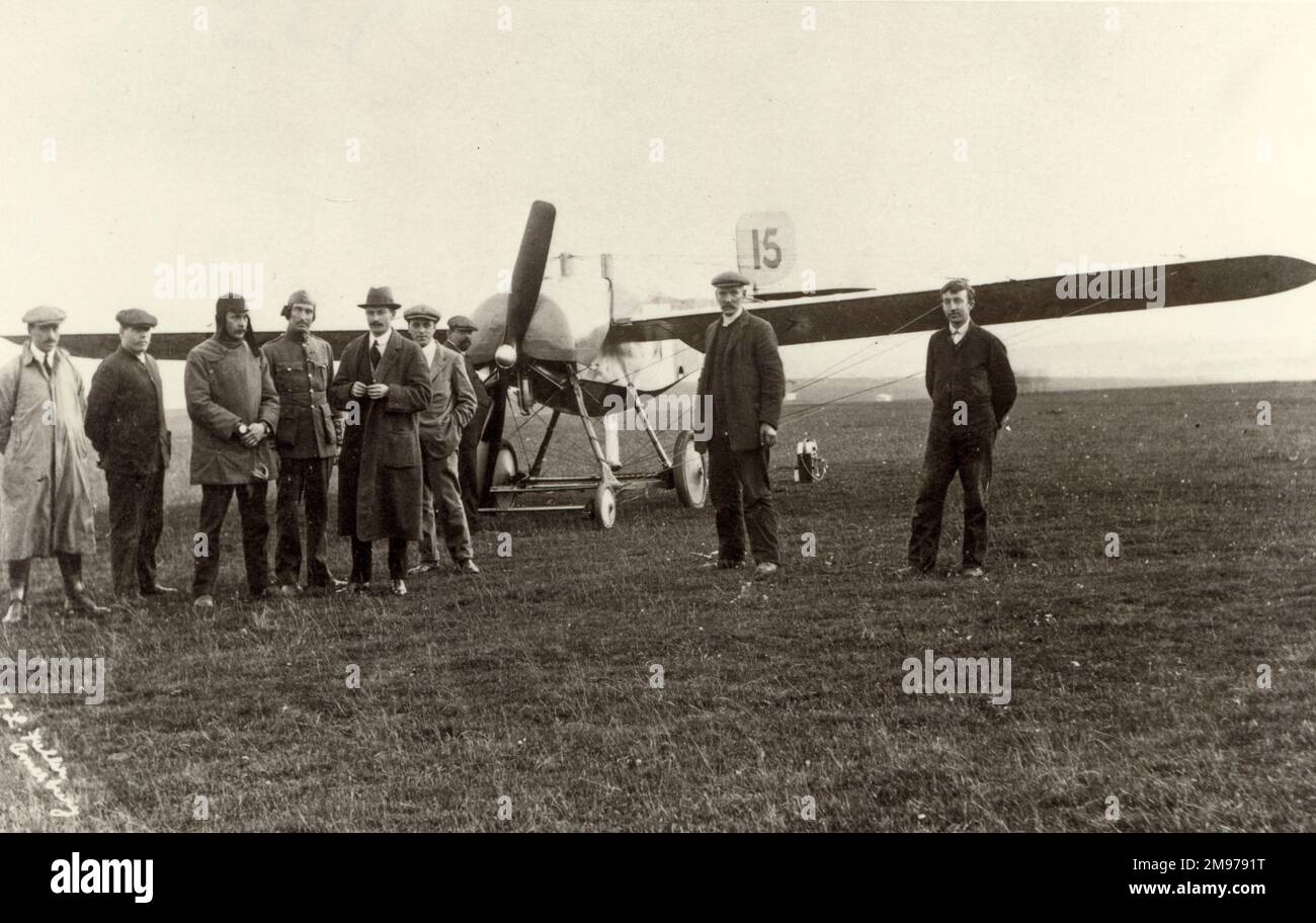Bristol-Coanda Monoplane during the Military Trials, 1912. Stock Photo