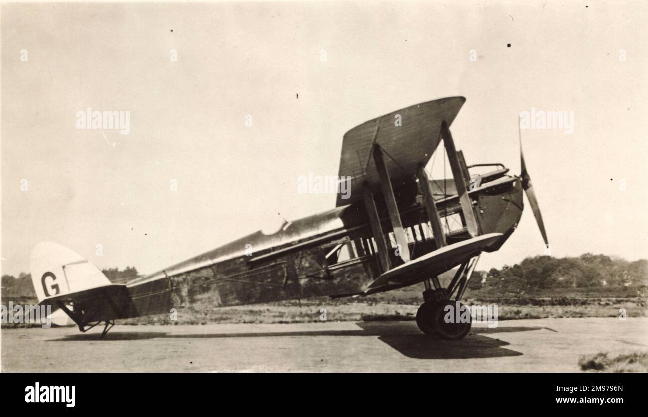 de Havilland DH18B, G-EAWW, City of Brussels, was delivered to Instone ...