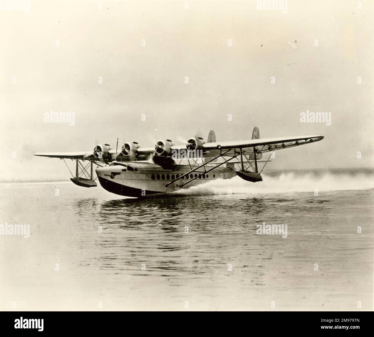 thumbnail image 2 of Pan Am Clipper Sikorsky S-42 Airplane Interior Flying Boat 1935 Black & White Photo 2 of 6