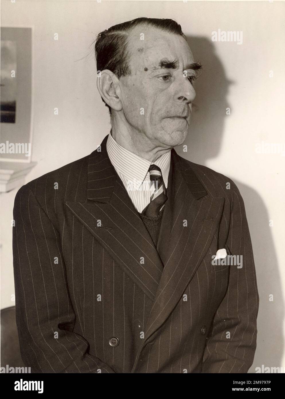Capt J. Laurence Pritchard, HonFRAeS, RAeS Secretary 1926-1951. Stock Photo