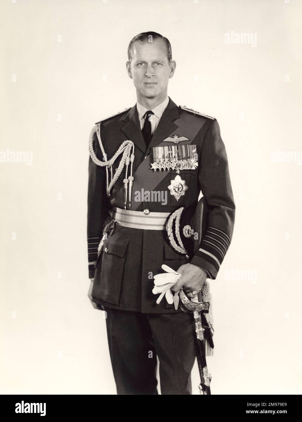 HRH The Prince Philip, Duke of Edinburgh, KG, HonFRAeS, RAeS Honorary President 1966. Stock Photo