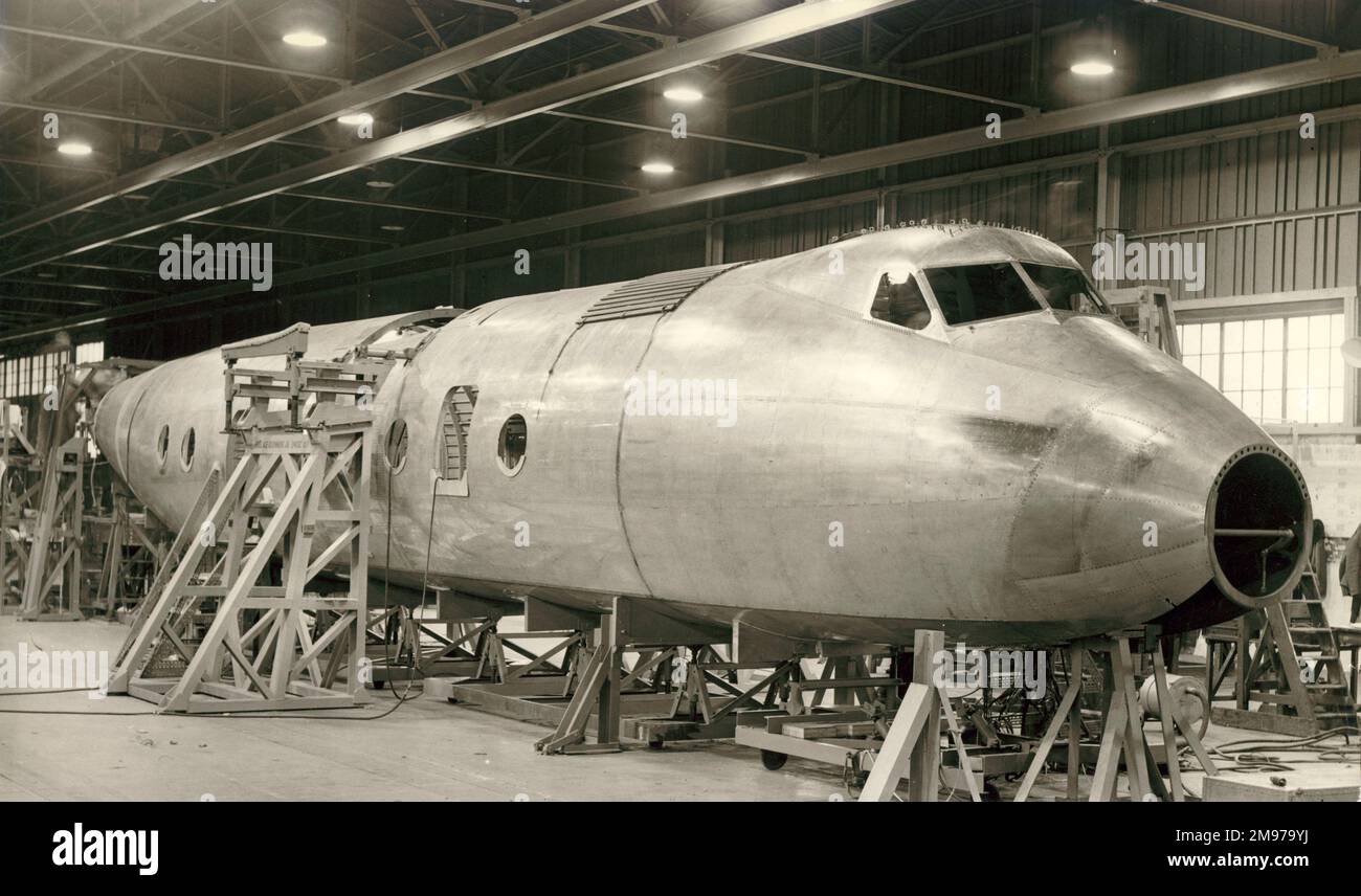 Handley Page HPR7 Herald under construction. Stock Photo
