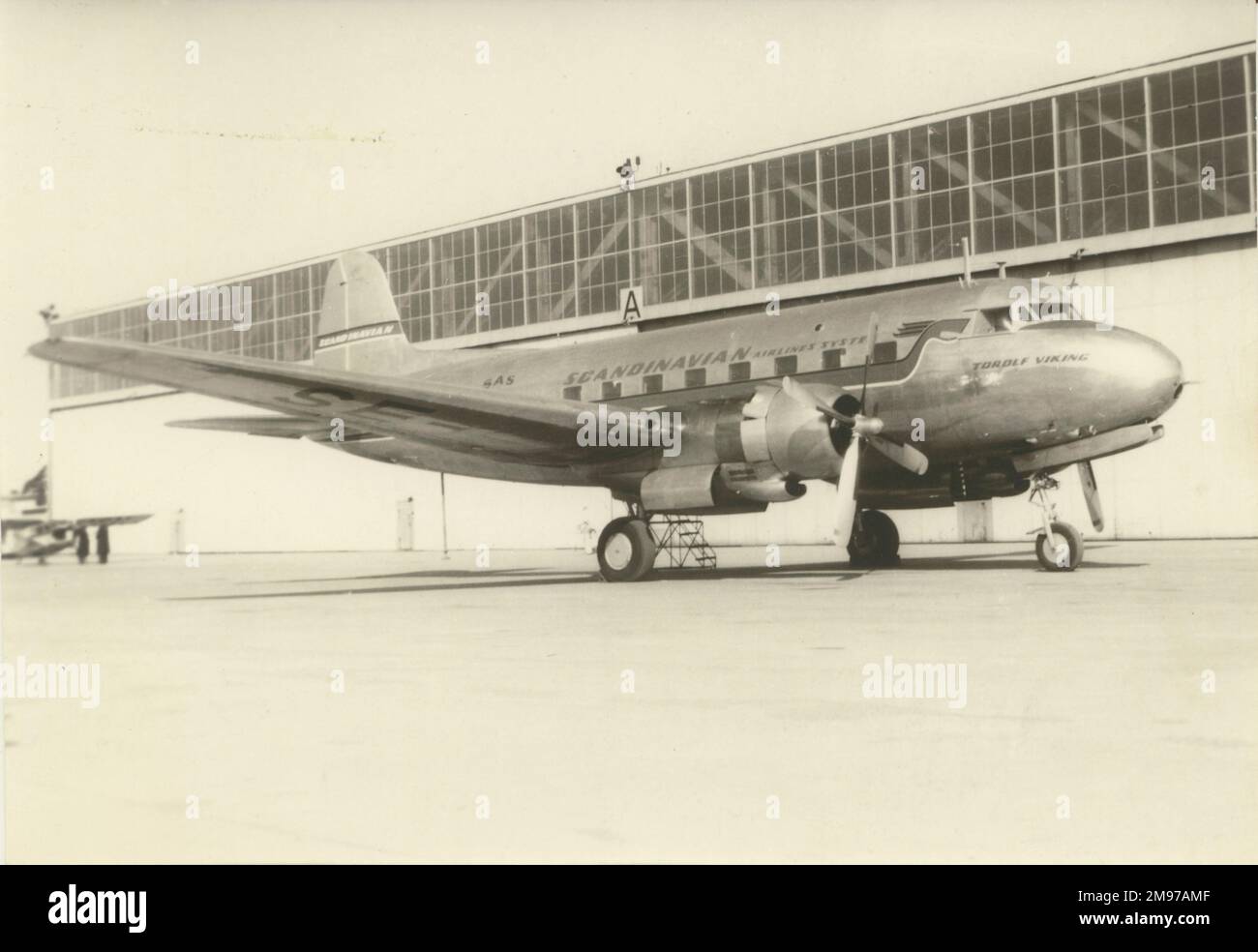 Saab 90 Scandia, SEBSH, Torolf Viking, of SAS Stock Photo Alamy