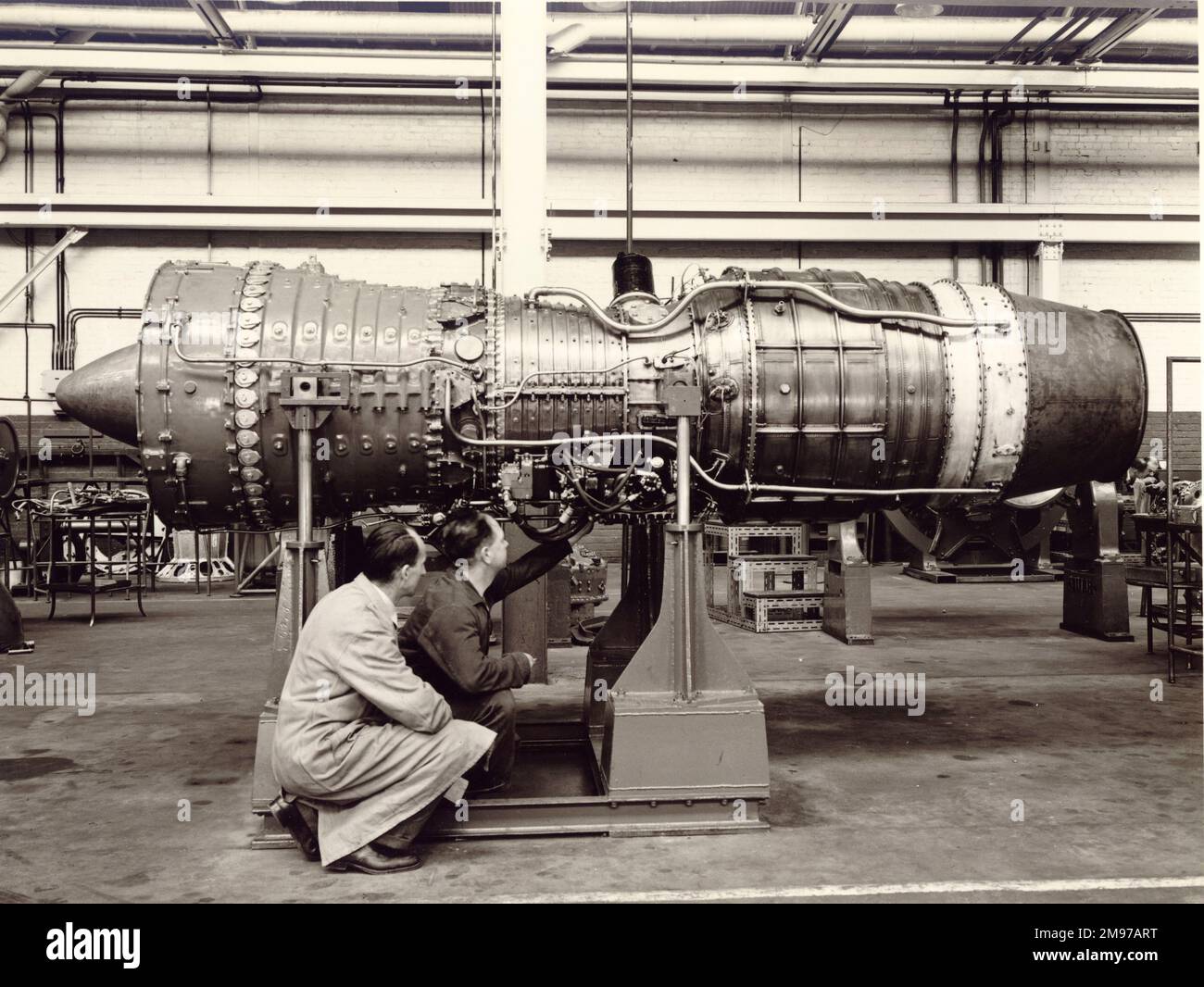 Bristol Olympus two-spool turbojet Stock Photo - Alamy