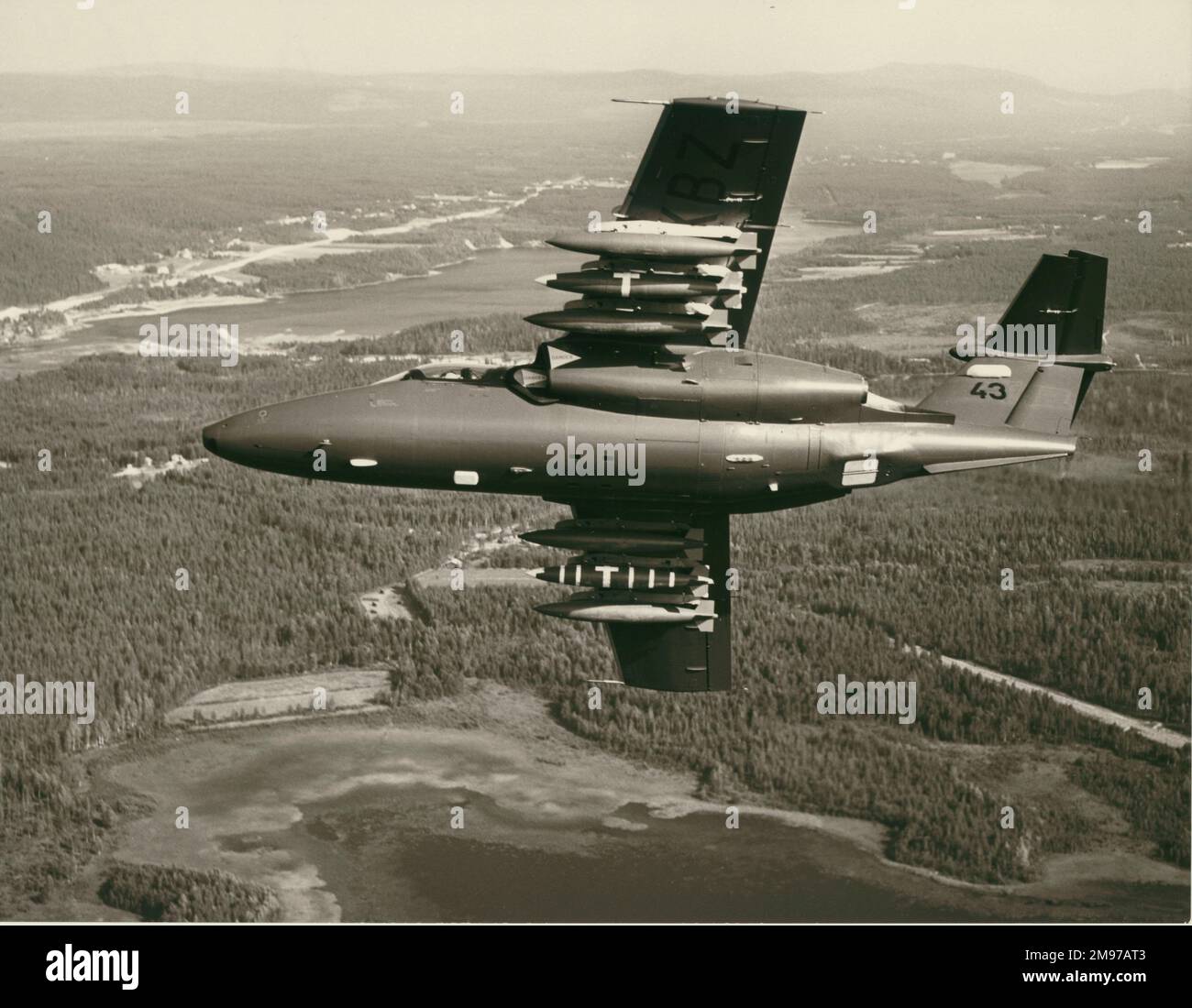 Saab 105XT. Stock Photo