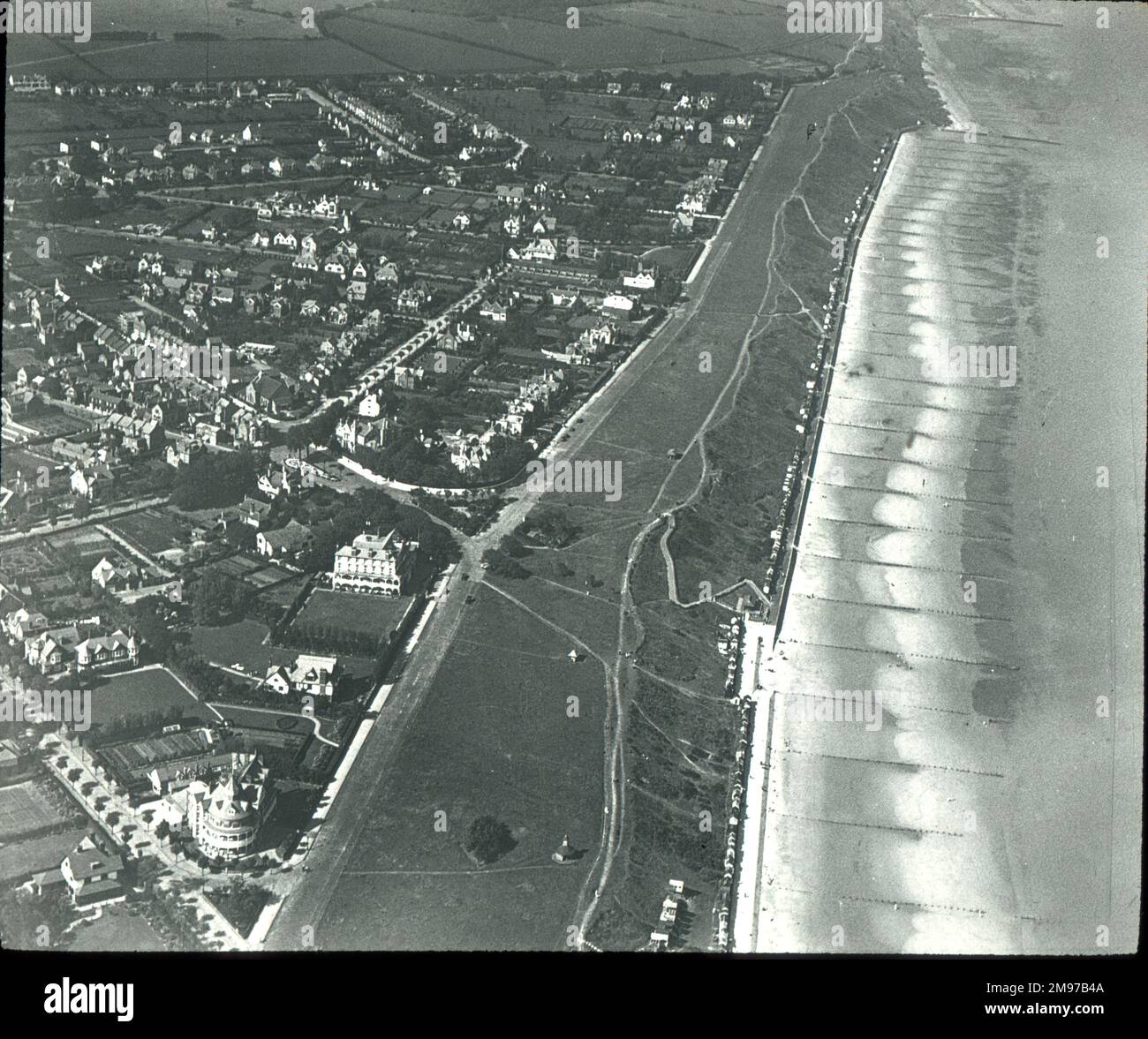 O.E. Simmonds aerial view of the Frinton-on-Sea, Essex. Stock Photo