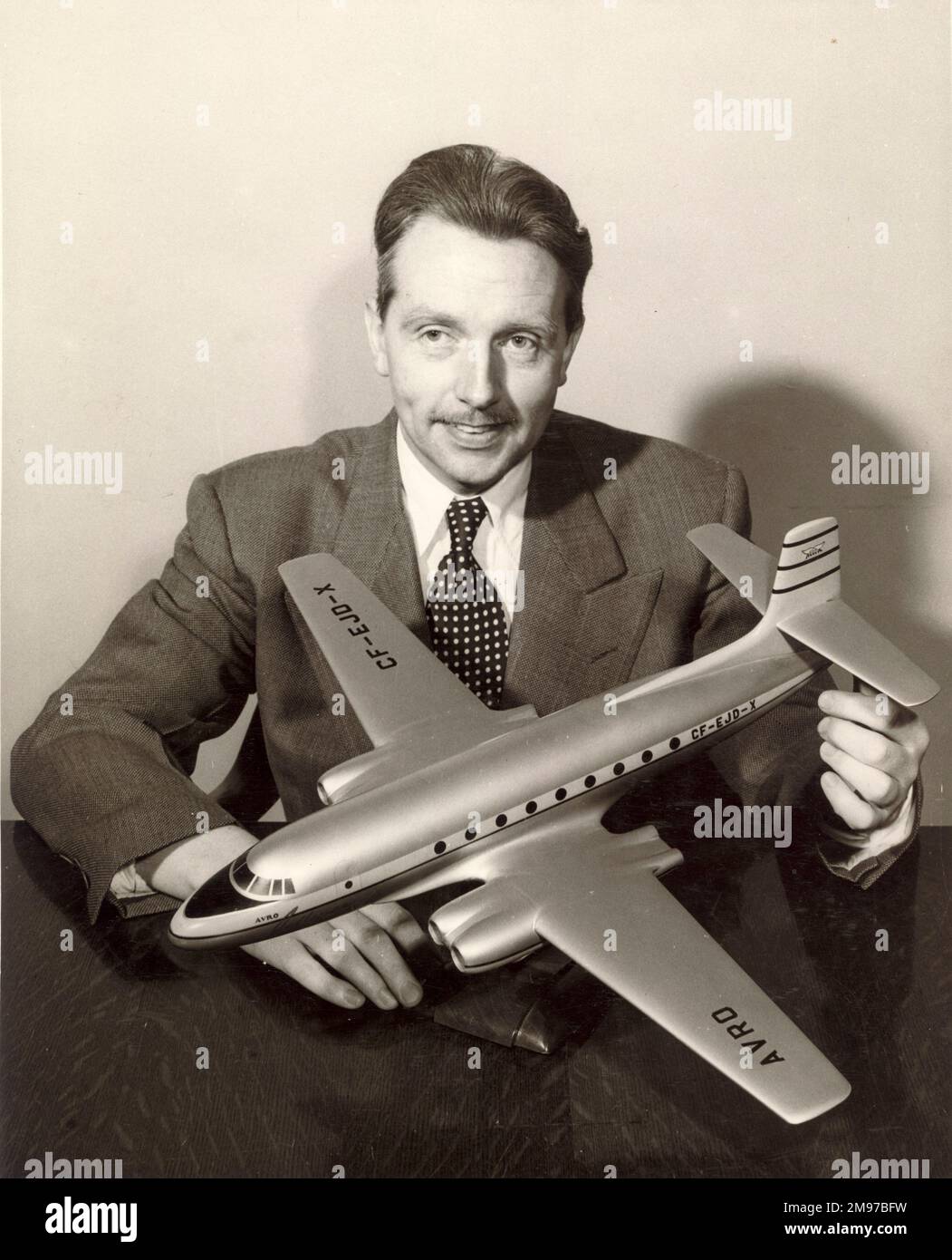 James Charles Floyd, CEng, FRAeS (1914- ), former chief design engineer at Avro Canada during the Jetliner, CF-100 and CF-105 Arrow programmes. Stock Photo