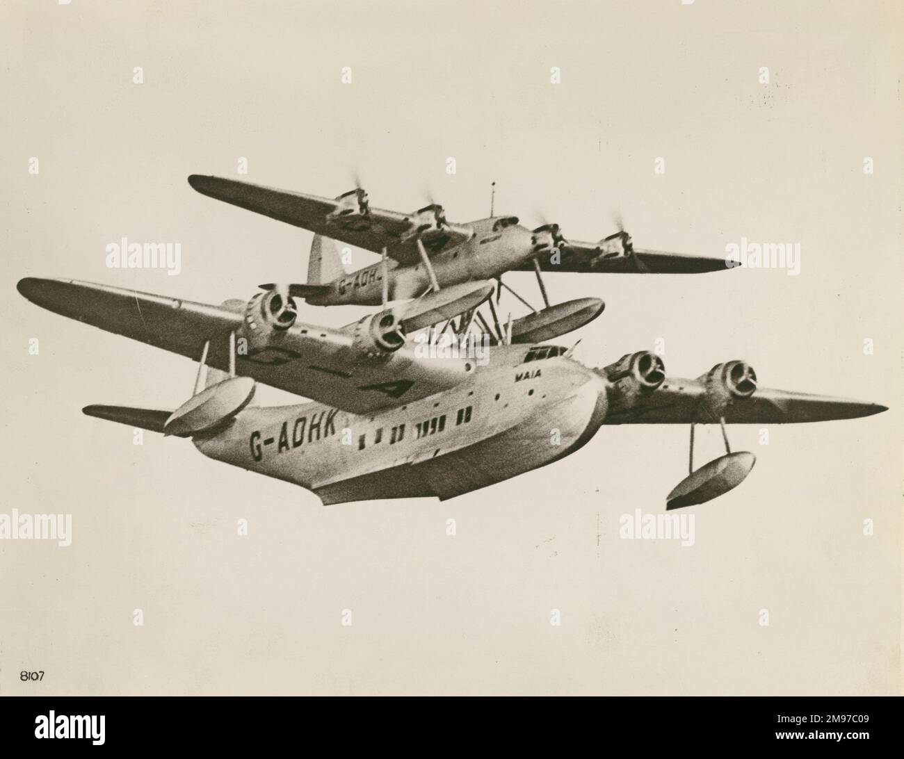 ShortMayo composite aircraft, S21 Maia, GADHK, and S20 Mercury, G