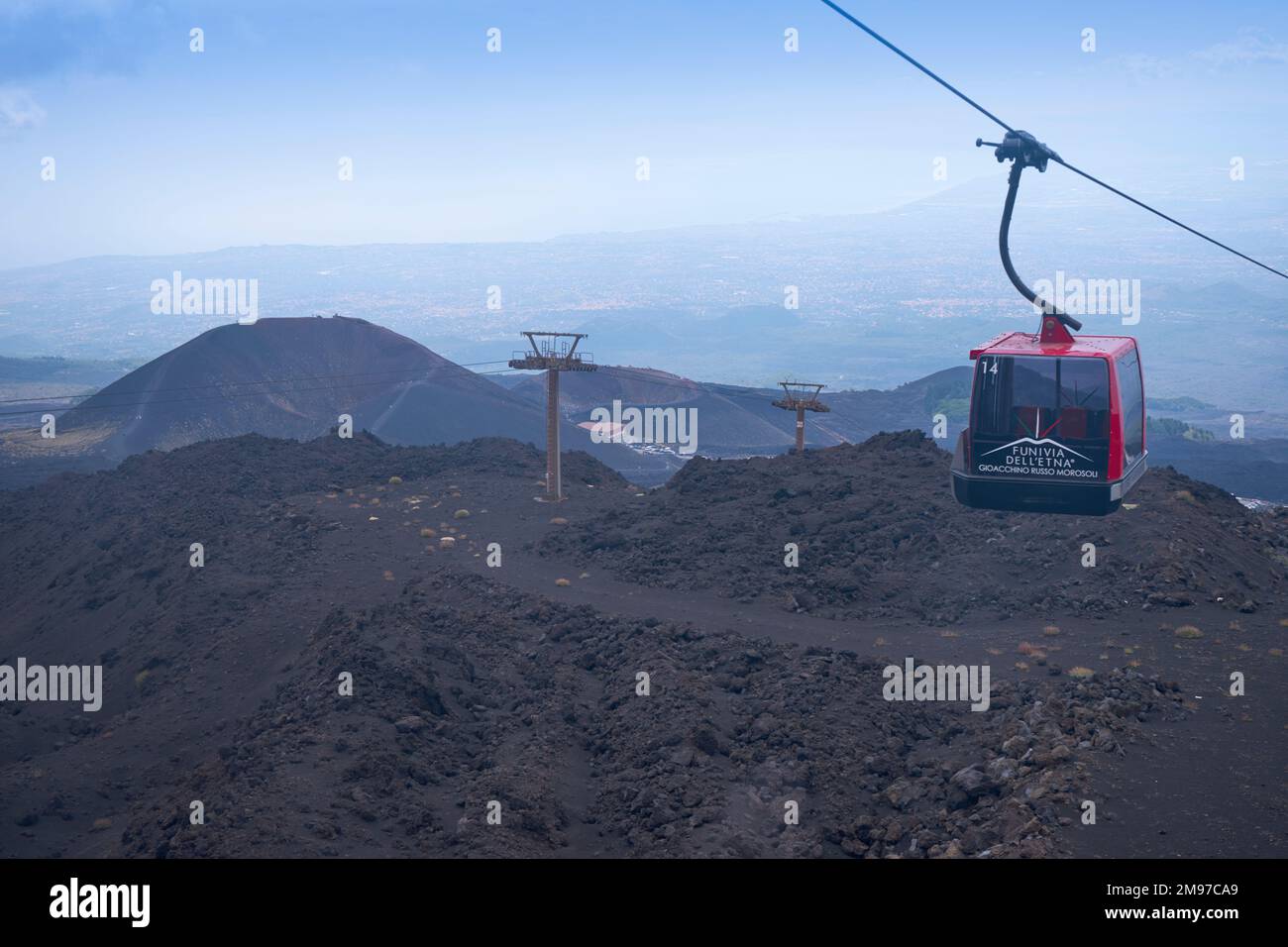 Mount etna cable car hi-res stock photography and images - Alamy