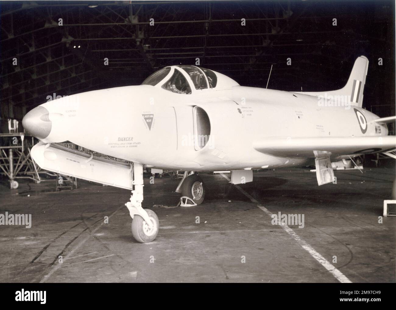 Supermarine Swift F4, WK198. Stock Photo