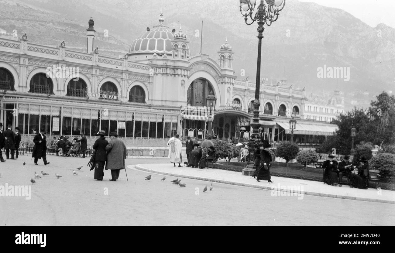 Café de paris monte carlo Black and White Stock Photos & Images - Alamy