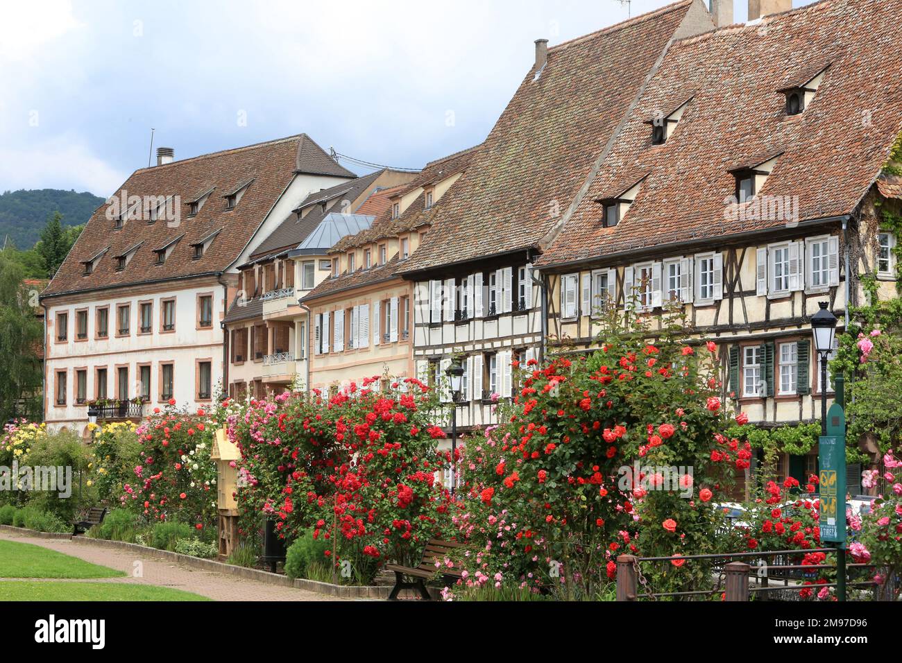 Centre-ville de Wissembourg. Alsace. Bas-Rhin. France. Europe. / Romantical  Wissembourg in Alsace. Alsace. Bas-Rhin. France. Europe Stock Photo - Alamy