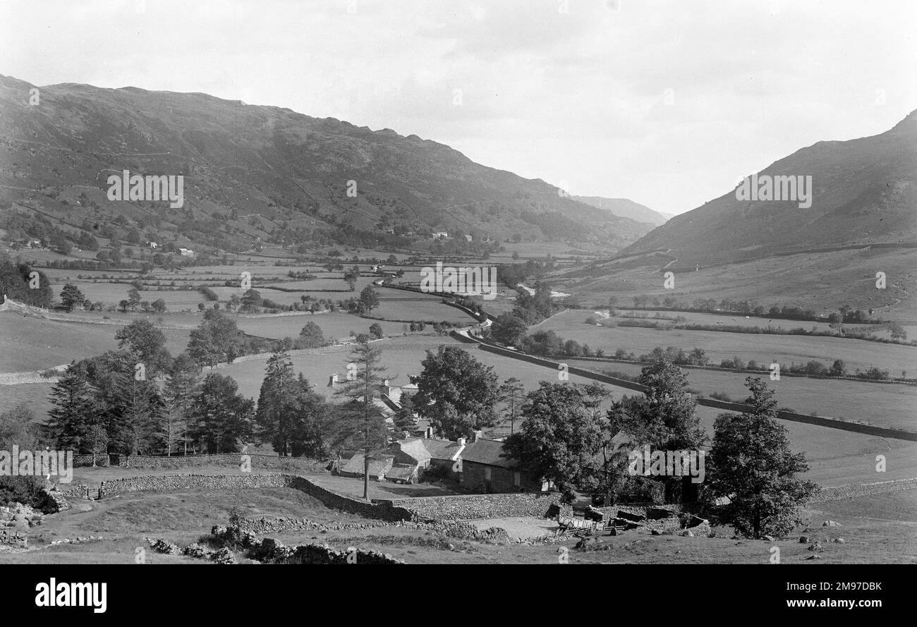 The Tarns, Lake District, an open area of countryside north of Coniston