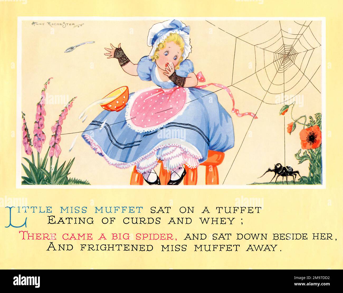 Little Miss Muffet Kinderreim