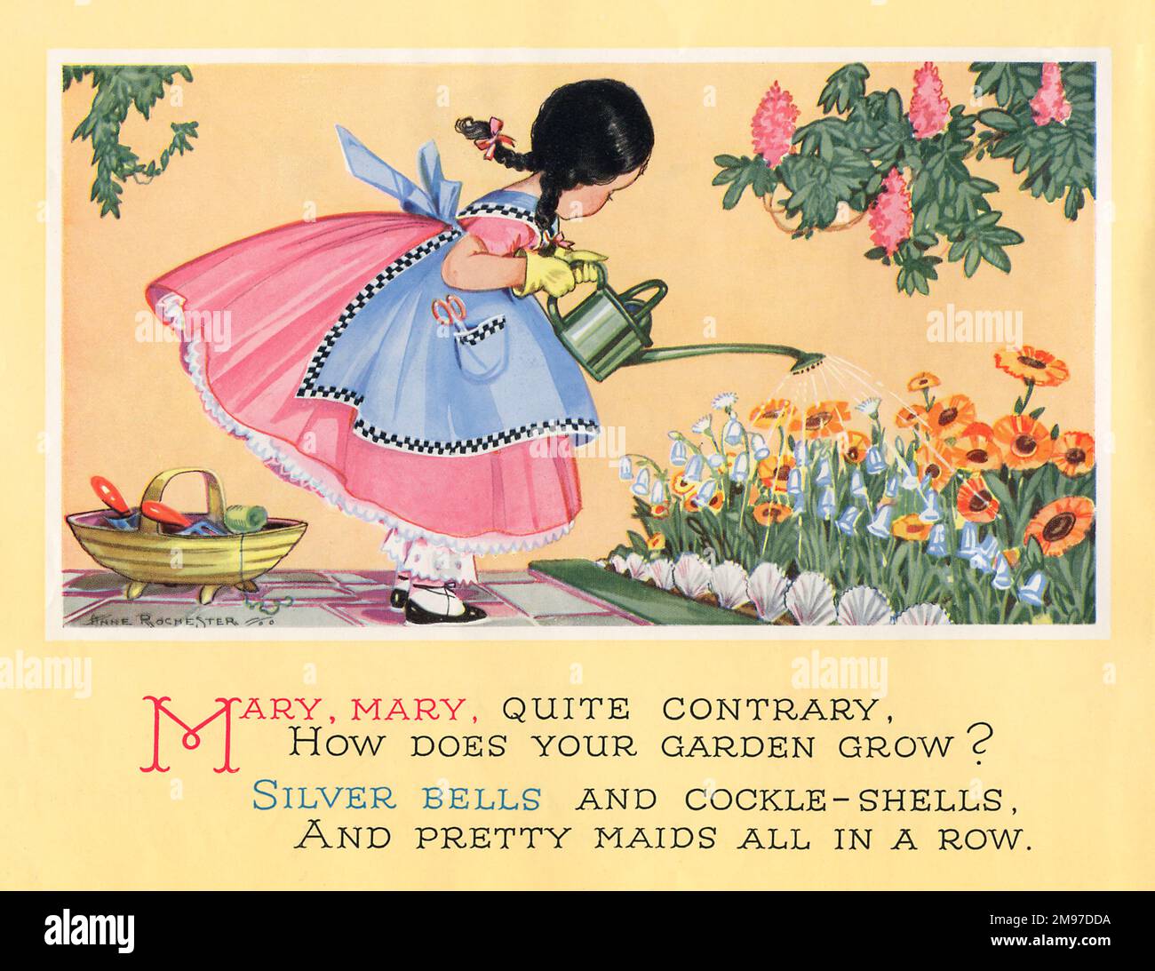 Mary, Mary, quite contrary, how does your garden grow? Silver bells and