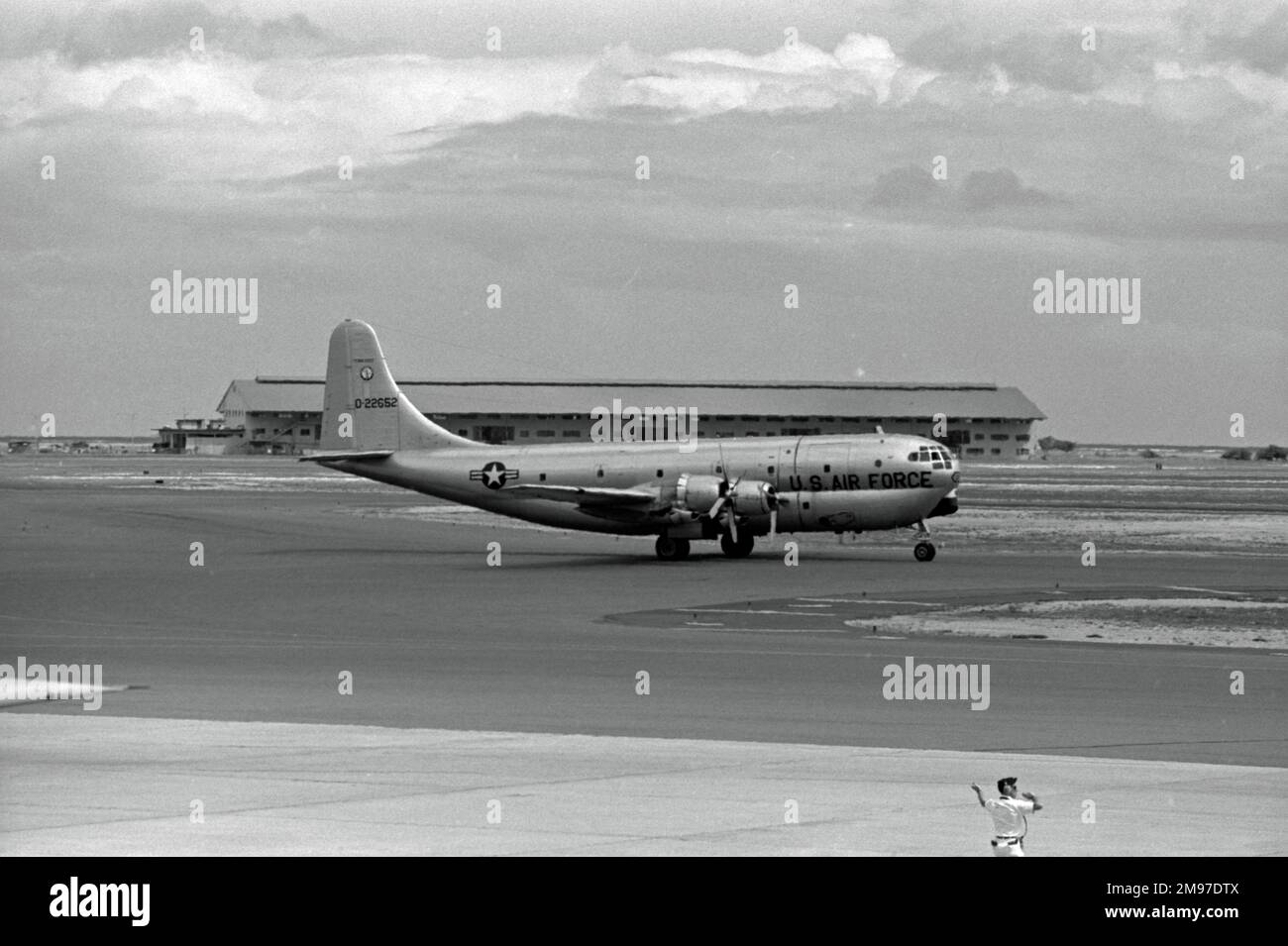 Boeing C-97 Stratocruiser 22652 of the Tennessee Air National Guard at Honolulu on 14 June 1967 Stock Photo
