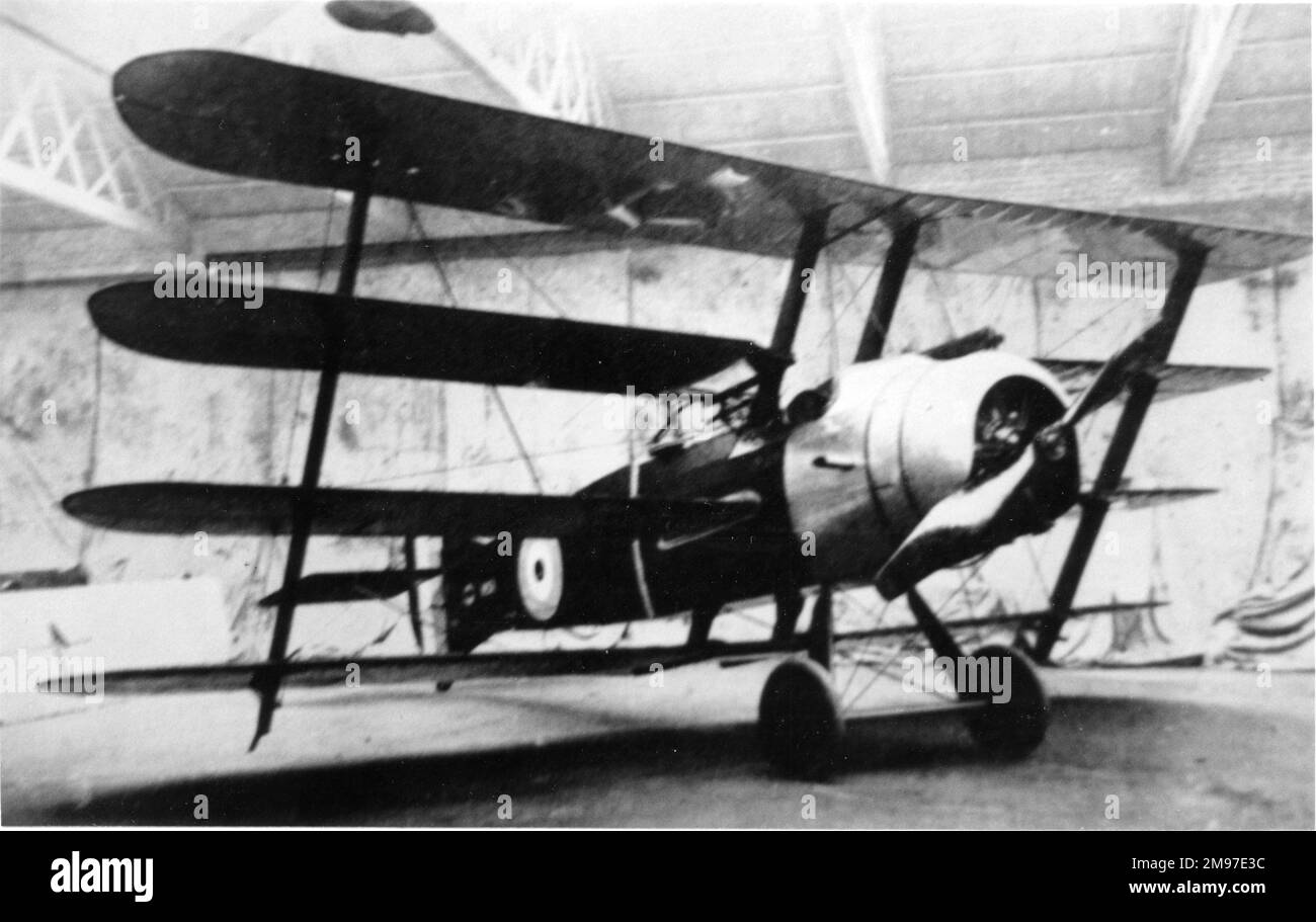Armstrong Whitworth FK10-an attempt to improve on the triplane concept. Stock Photo