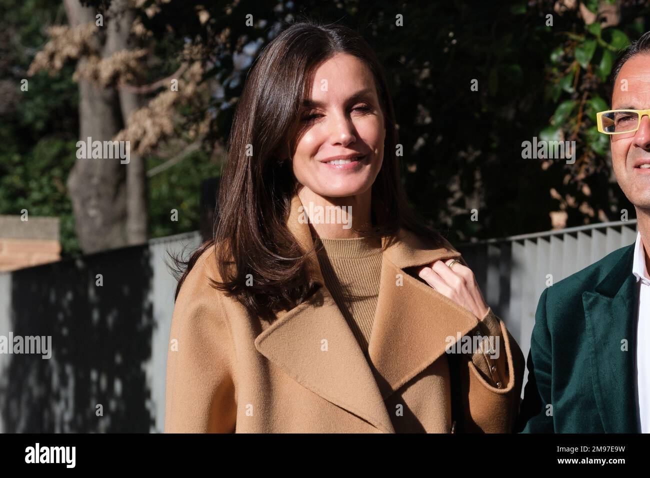 Madrid, Spain. 17th Jan, 2023. Queen Letizia of Spain attends a meeting at FEDER (Spanish Federation for Rare Diseases) headquarters in Madrid. Credit: SOPA Images Limited/Alamy Live News Stock Photo