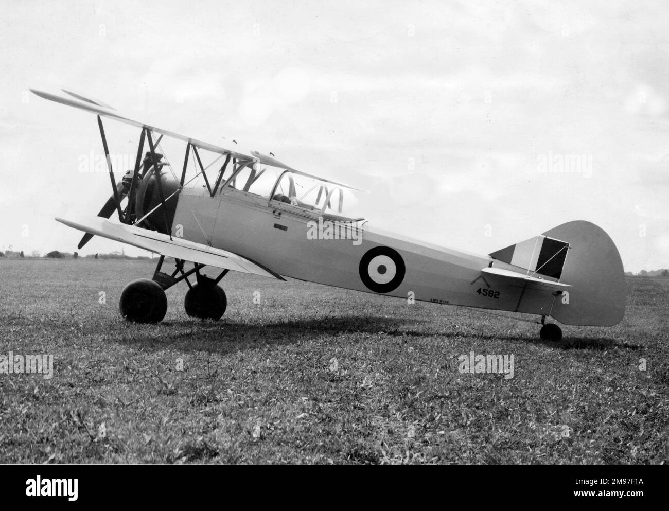 Fleet 16B Finch II -Over 600 of these primary trainers were built for Canada by the Canadian subsidiary of the American firm Consolidated. Stock Photo