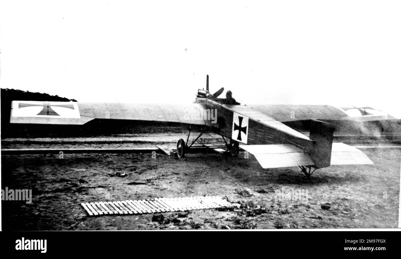 Junkers J1 of 1915 ushered in the modern military metal monoplane. Stock Photo