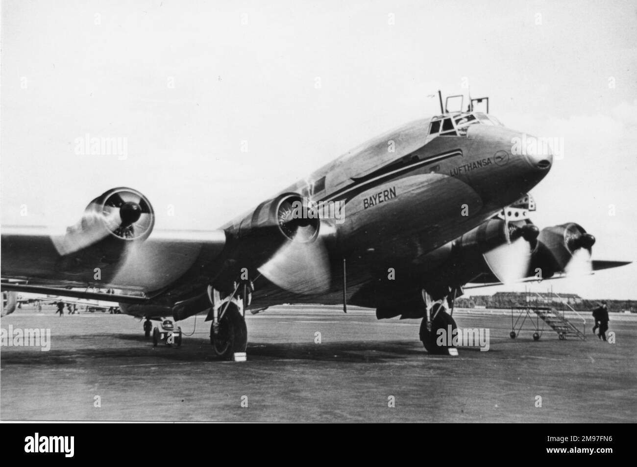Junkers Ju 90 of Lufthansa. Stock Photo