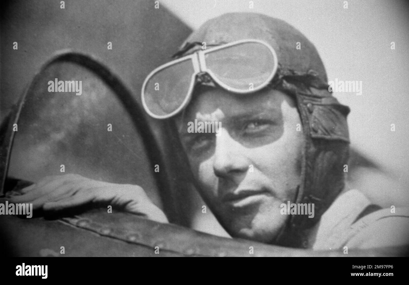Lindbergh, Charles, pilot and WW 2 US Military Aviation Advisor. Stock Photo