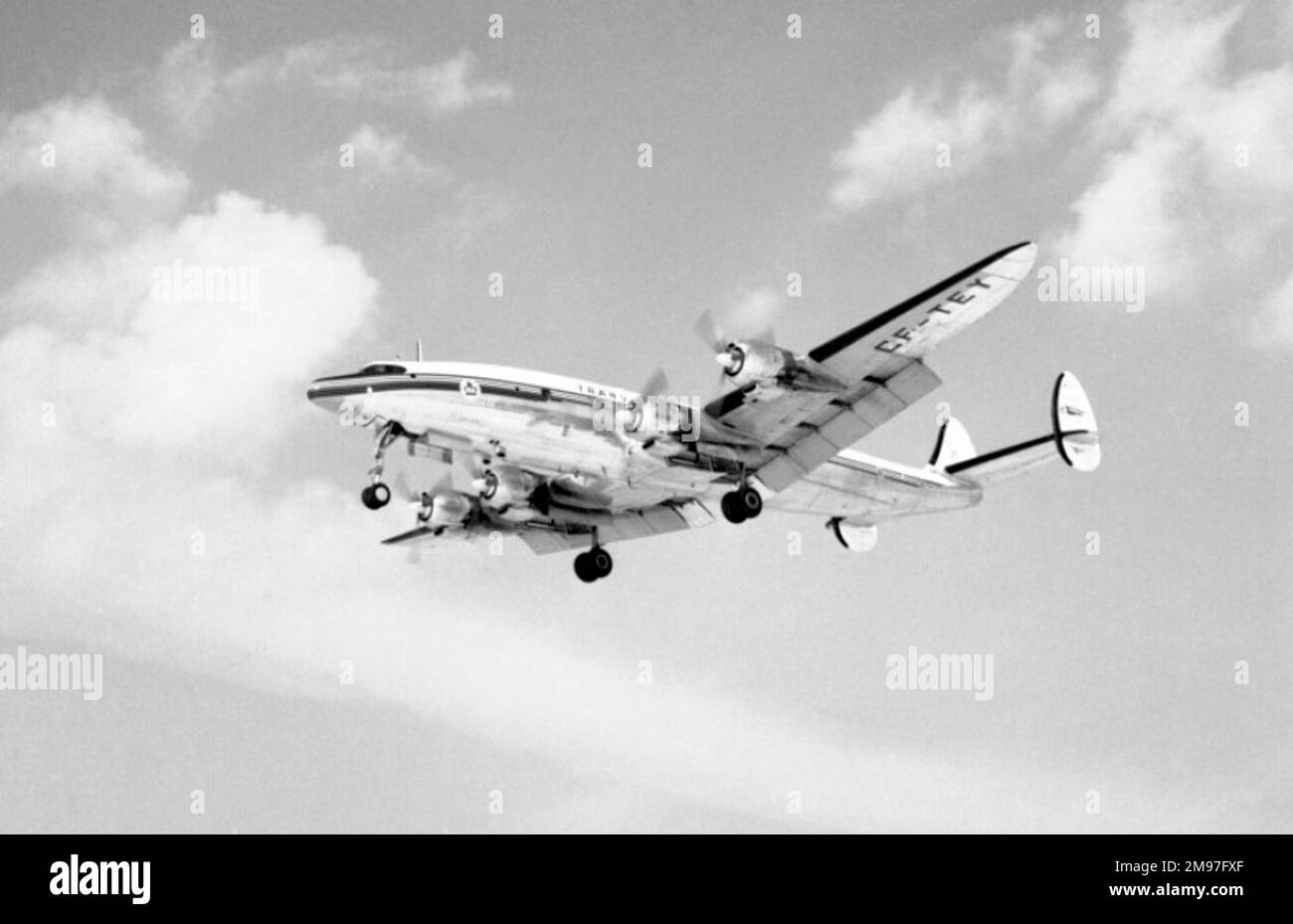 Lockheed 1049H Super Constellation of Trans Canada Airlines (forward ...