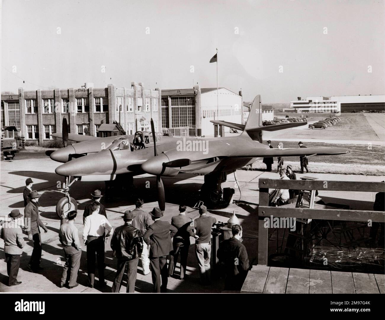 McDonnell XP67 shown at its public debut, this fighter was one of