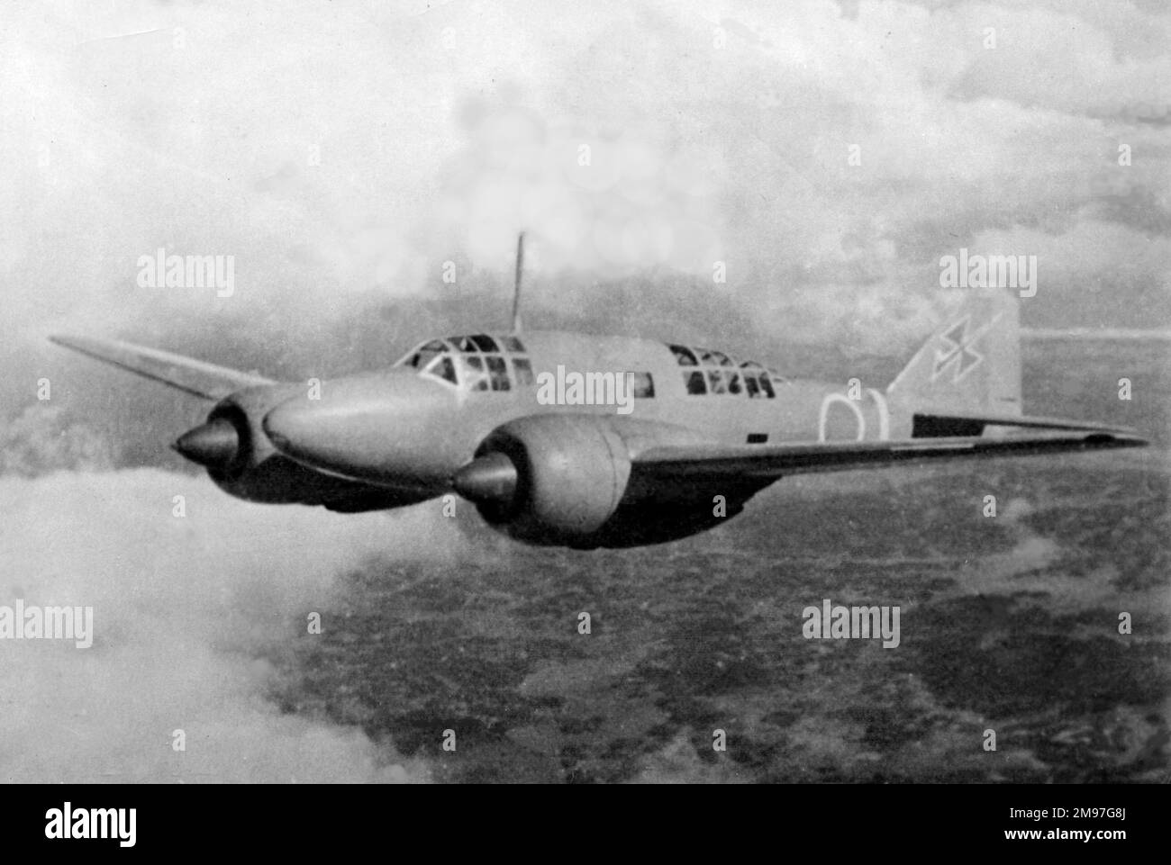 Mitsubishi Ki-46-II 'Dinah' -Used between mid-19441-1945 by the Japanese Army for long range reconnaissance. Stock Photo