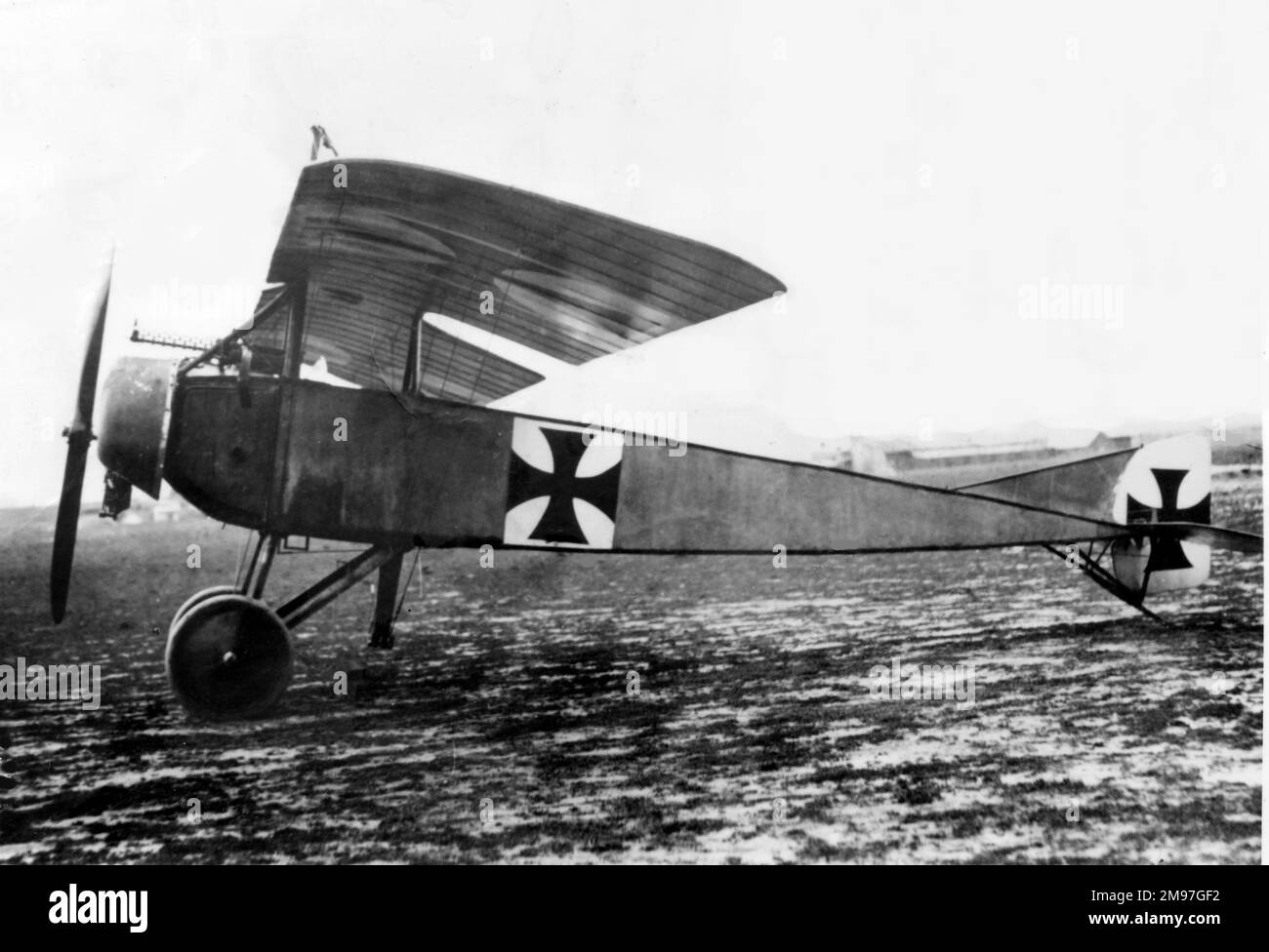 Pfalz E III a licence-built Morane Saulnier Type L. Stock Photo