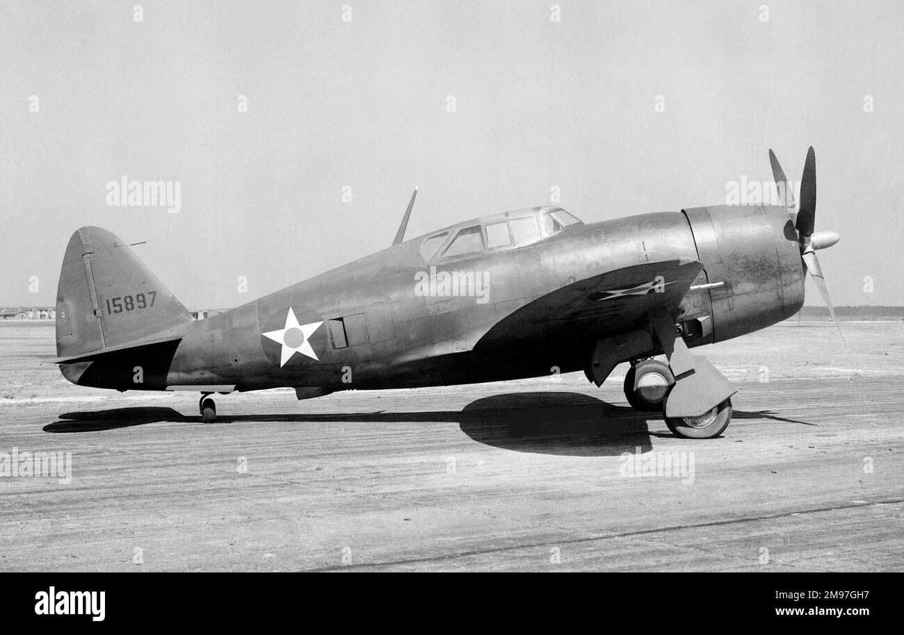 Republic P-47B-developed from the P-35 and P-43 fighters, the high ...