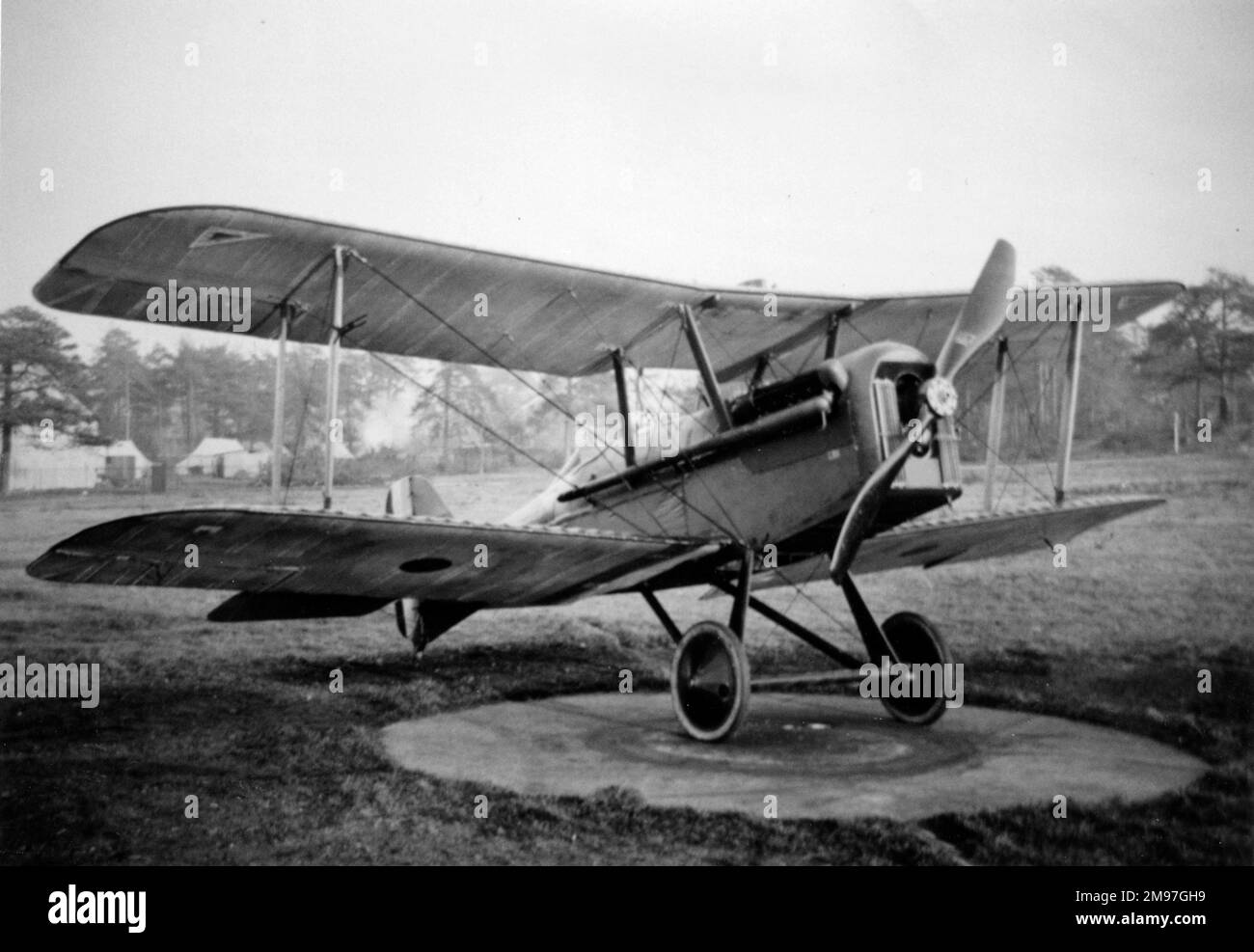 Royal Aircraft Factory SE 5a single-seat fighter, operational from mid-1917.  Seen here is serial no. B4897. Stock Photo