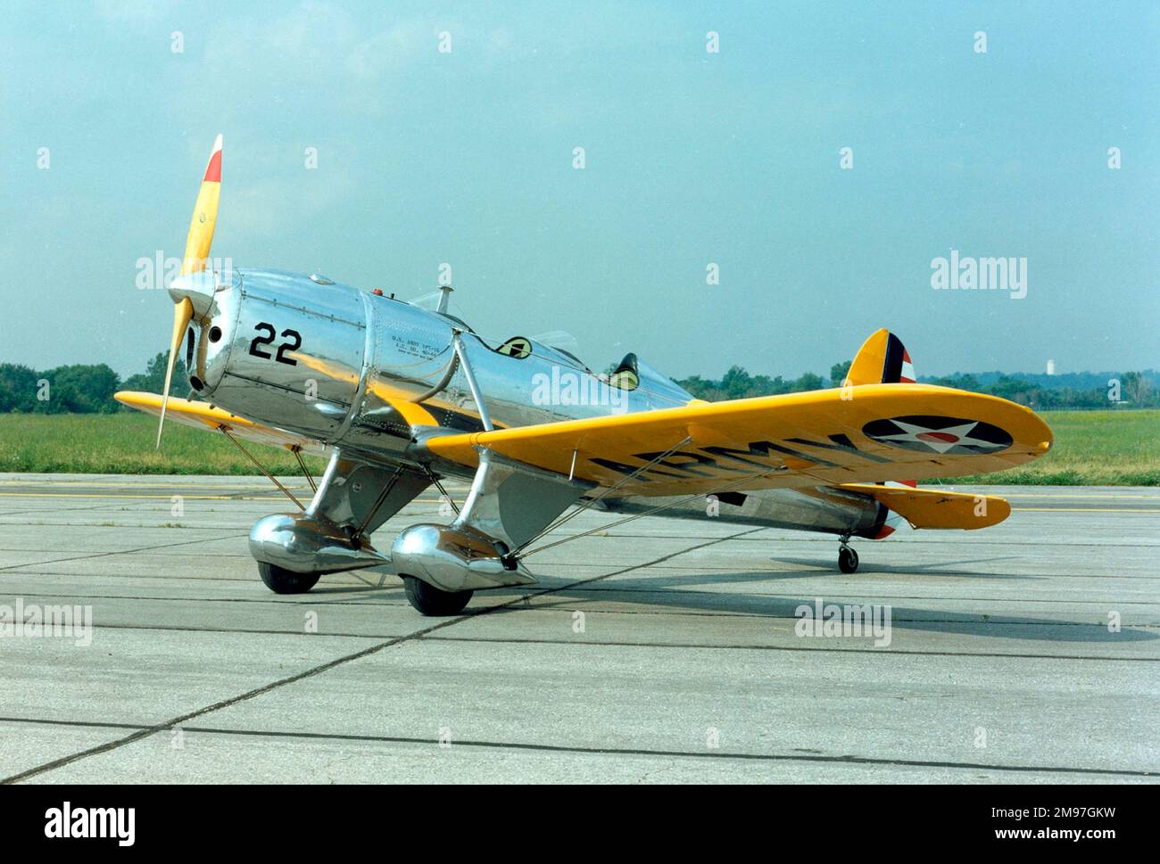 Ryan YPT-16 -based on their earlier STM sport plane, Ryan built thousands of these pilot trainers, as well as operating training schools. Stock Photo