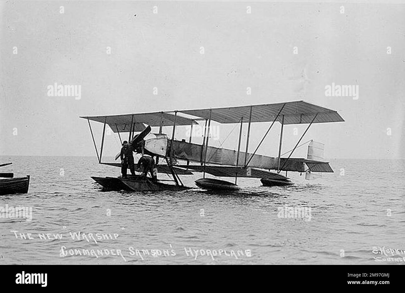 Short Admiralty Type 41 first flown in April 1912, three of these two seaters were built and used on coastal patrols early in the war. Stock Photo