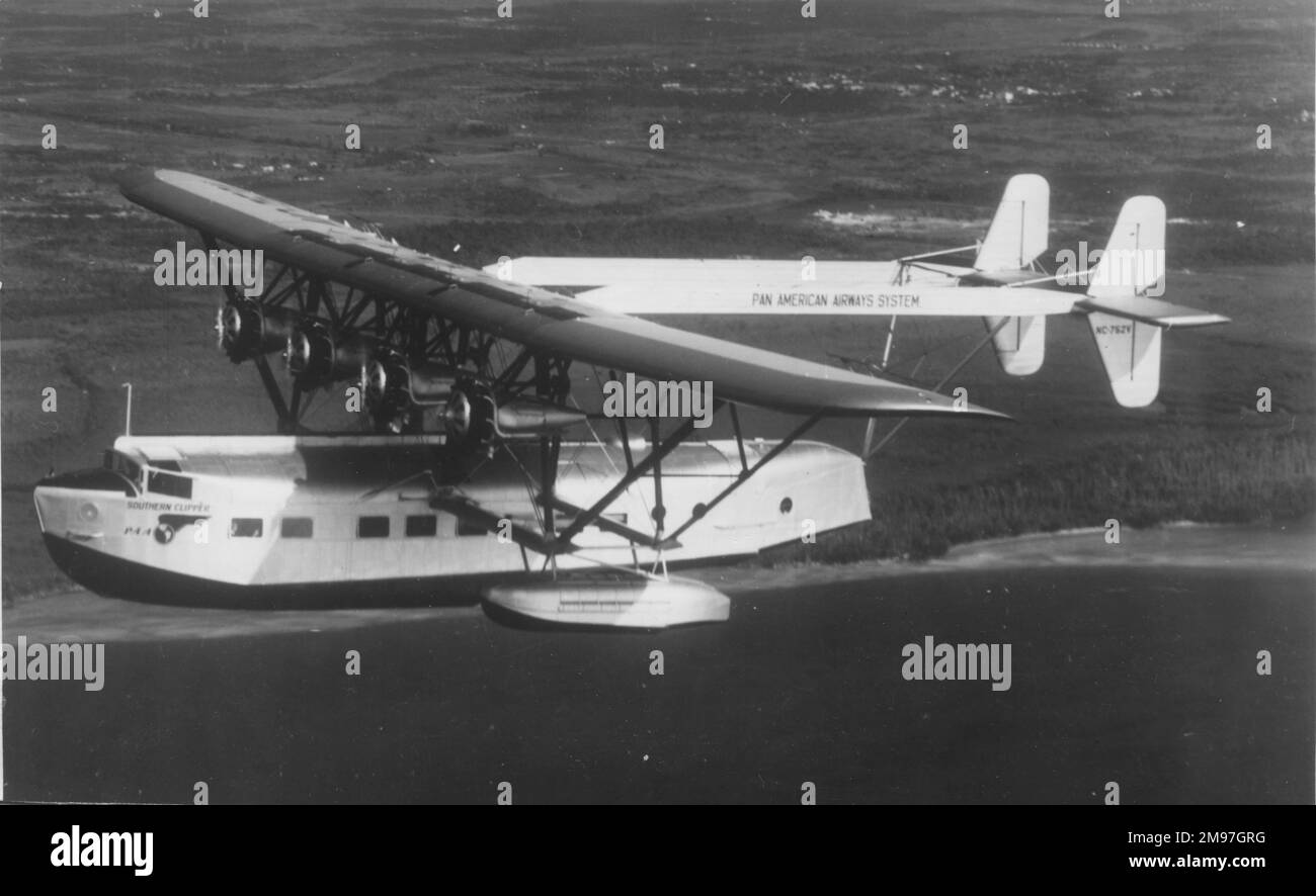 Sikorsky S.40 first flown April 1931. Only three built -all for Pan American. Carried 38 passengers. Stock Photo