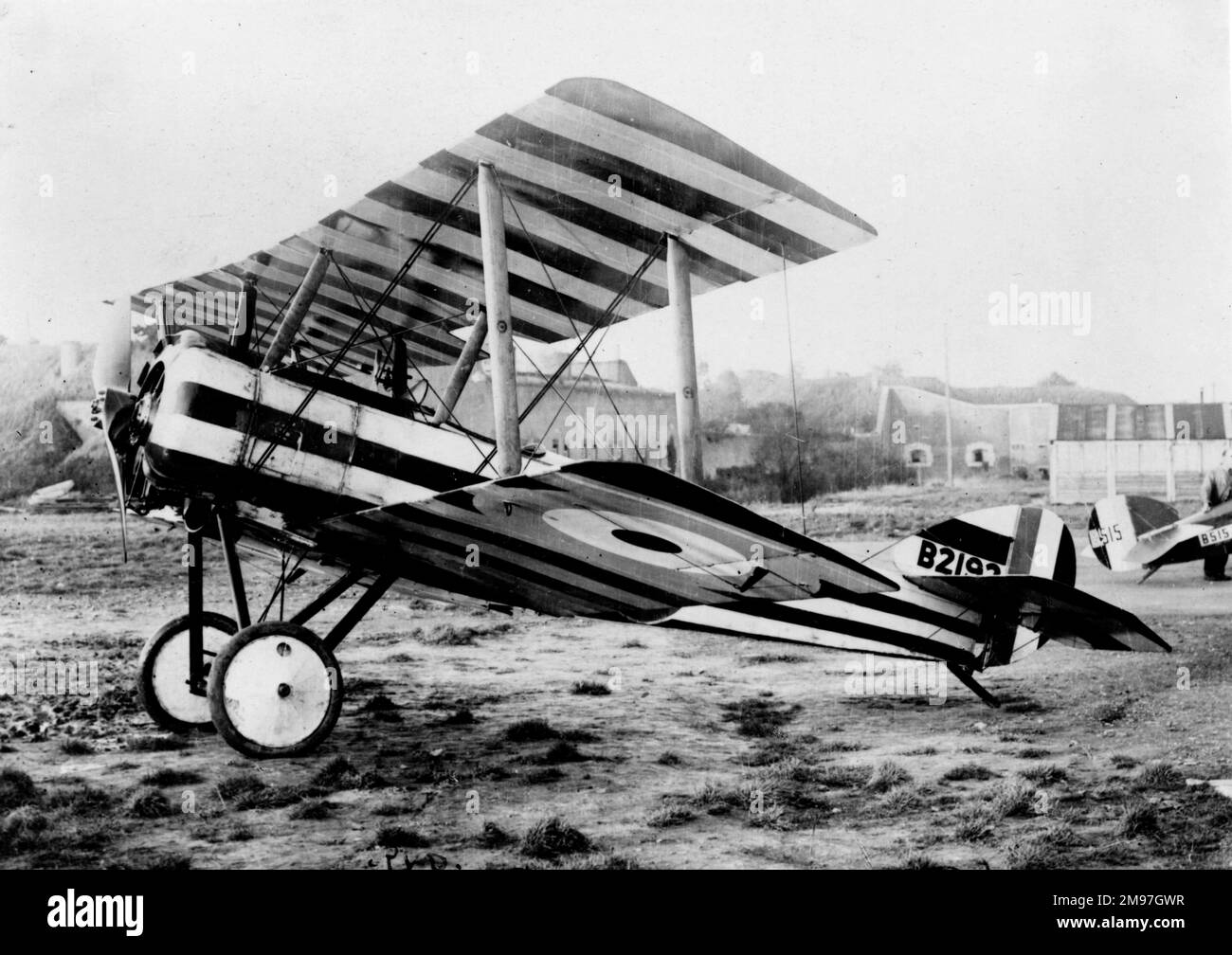 Sopwith Pup of the RFC sporting an individualistic livery. Stock Photo