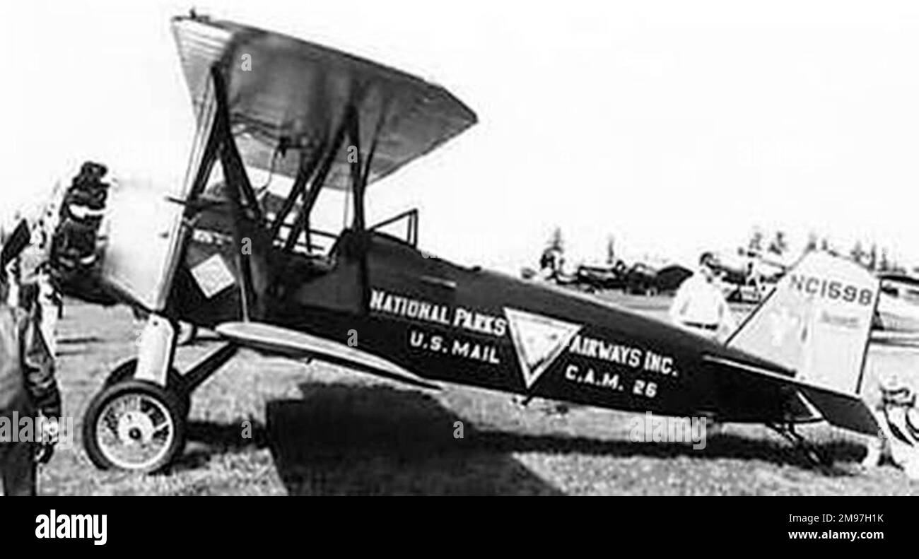 Stearman C3MB of National Parks Airways. Stock Photo