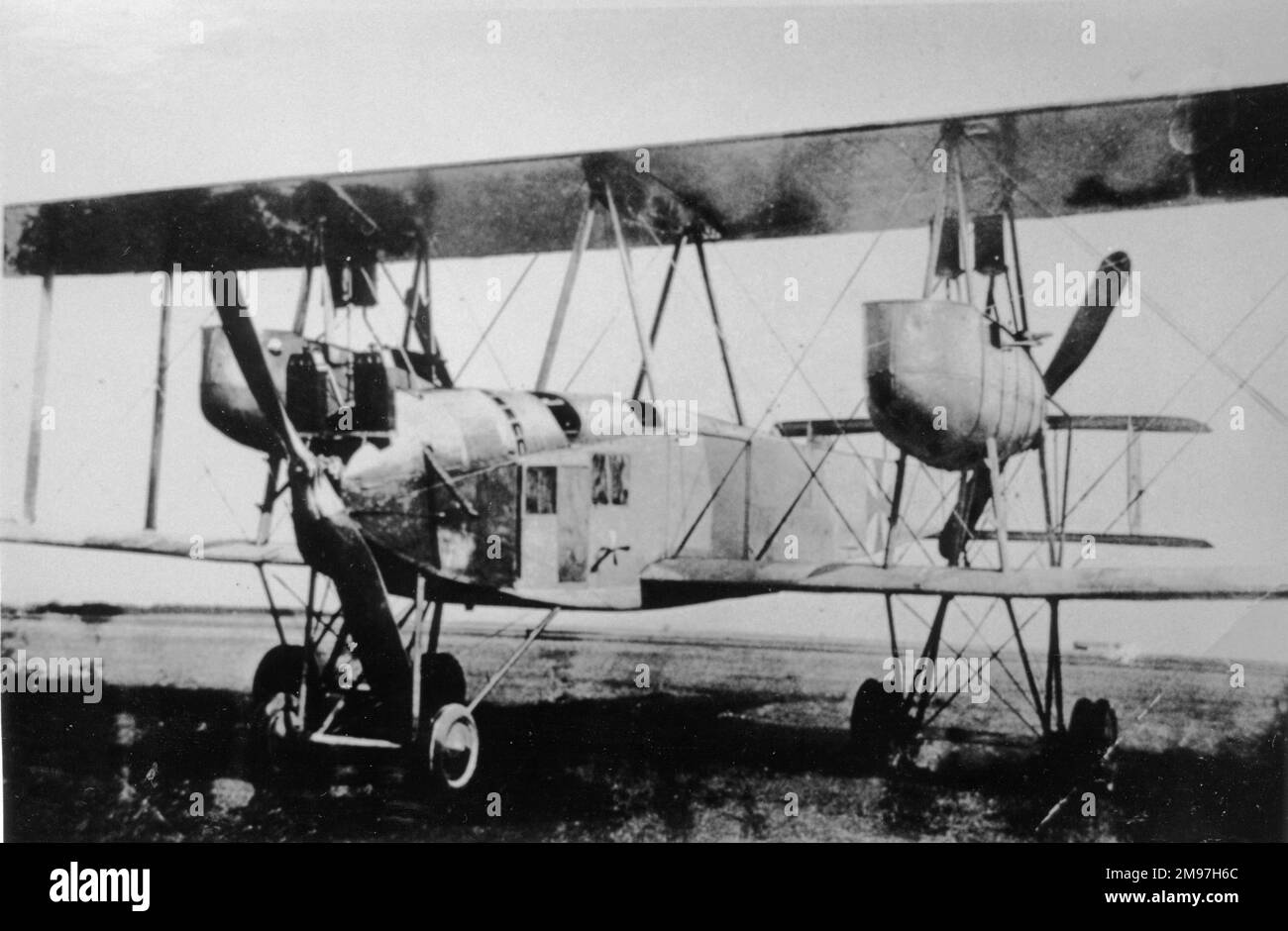 Zeppelin-Staaken VGO III -although remaining a one-off, the VGO III six engined giant bomber served usefully after August 1916. Stock Photo