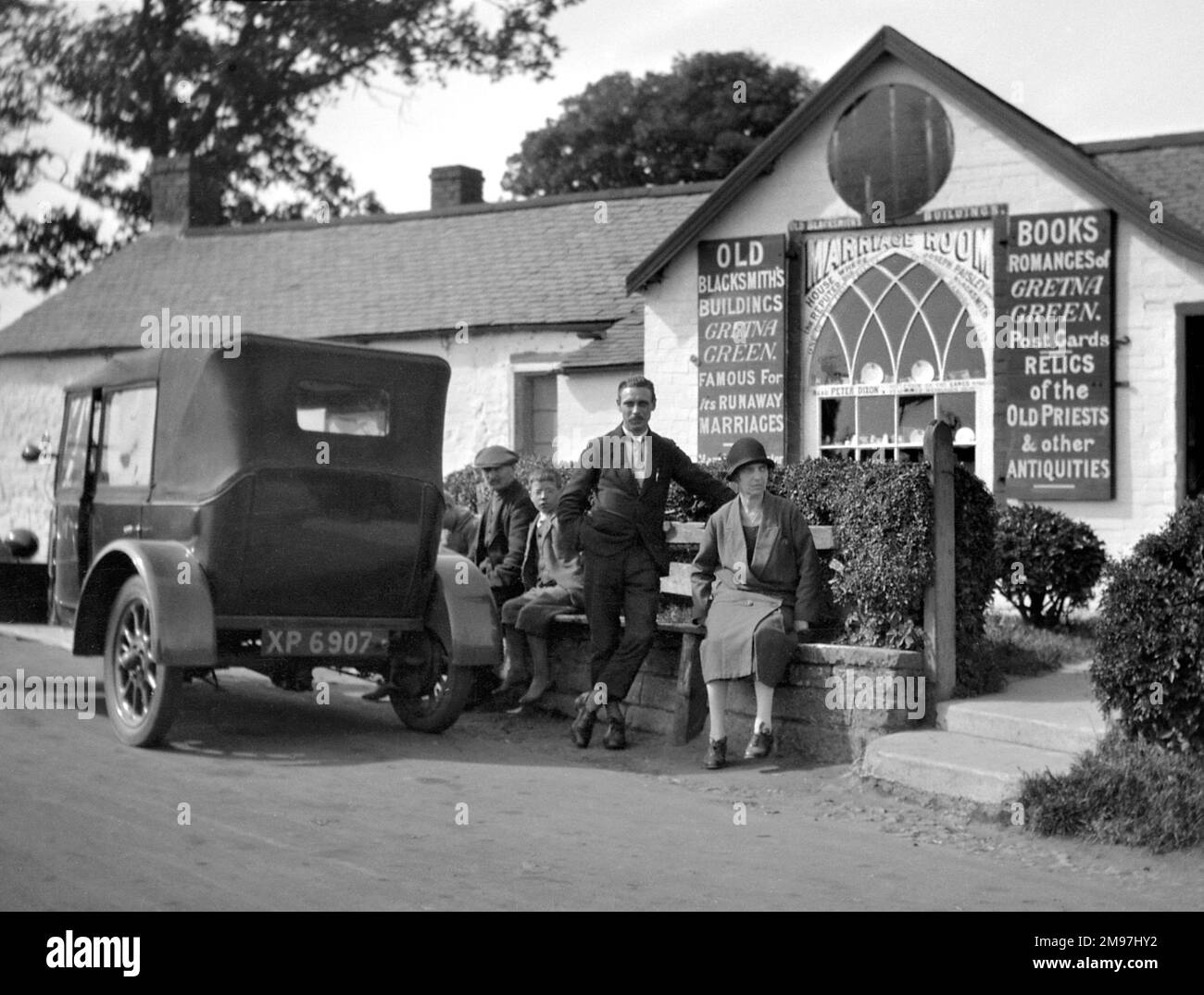 Scotland gretna green marriage Black and White Stock Photos & Images
