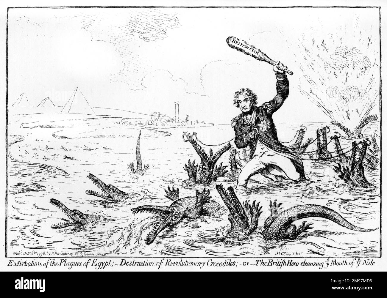 Gillray cartoon Black and White Stock Photos & Images - Alamy