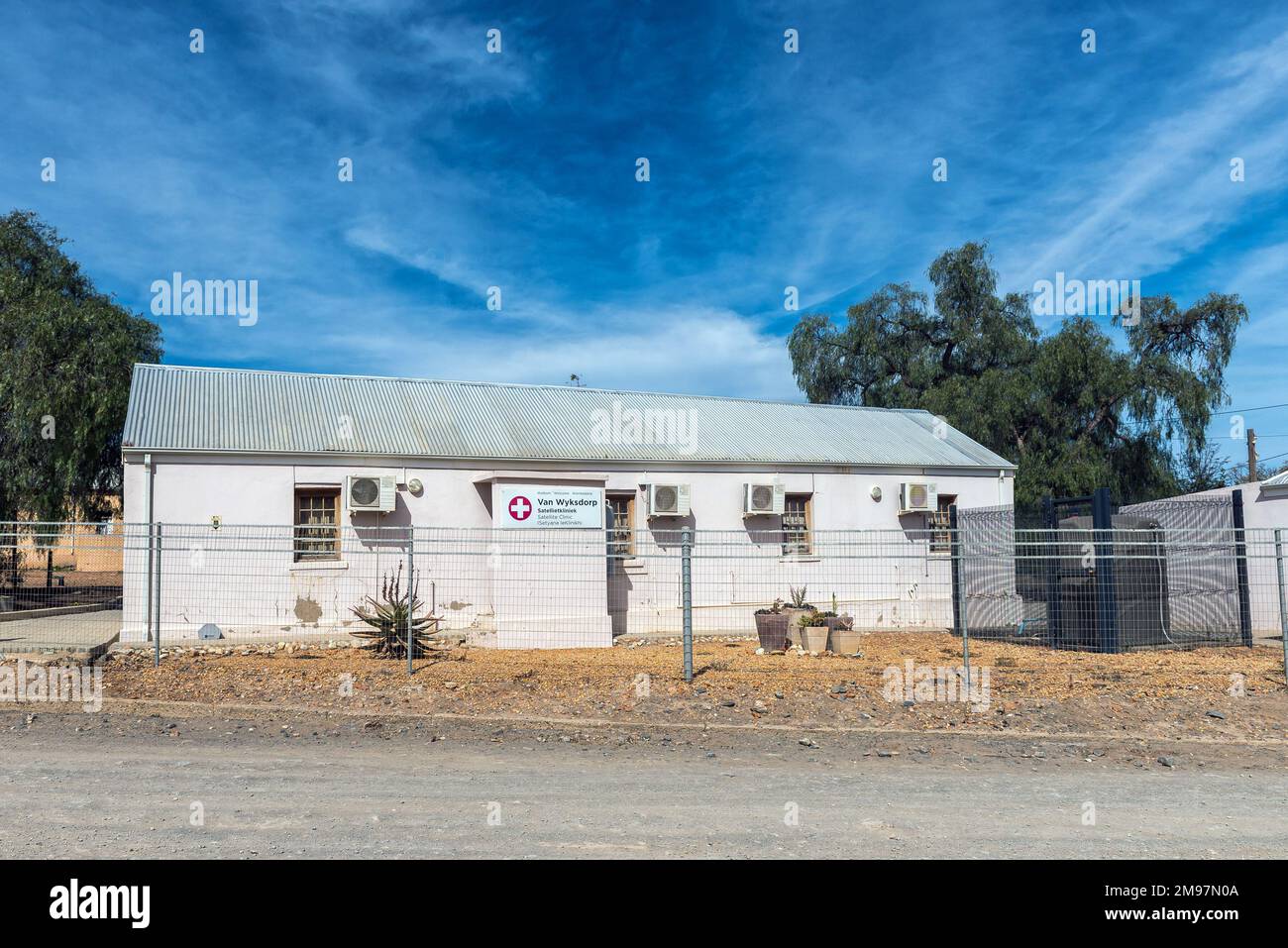 Van Wyksdorp, South Africa Sep 24, 2022 A street scene, with the