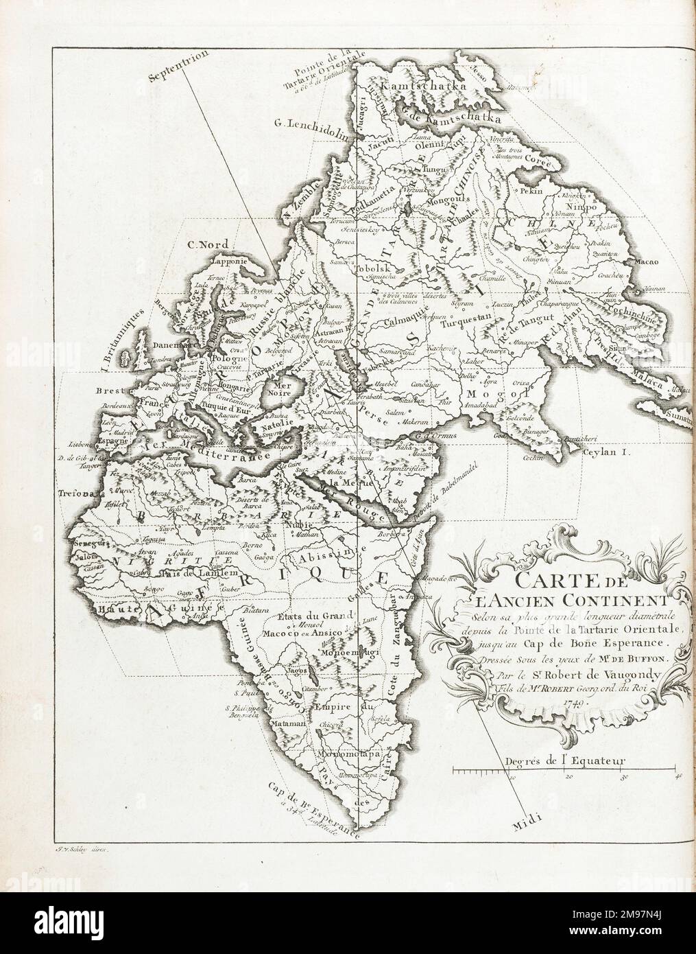 Map Of Europe And Asia And Africa - Map Of The Old Continent Europe Africa Asia Engraving By J Vander Schley From Pierre De Hondt Histoire Naturelle Generale Et Particuliere Avec La Description Du Cabinet Du Roy Frontispiece To First Discourse Premier Discours 2M97N4J 